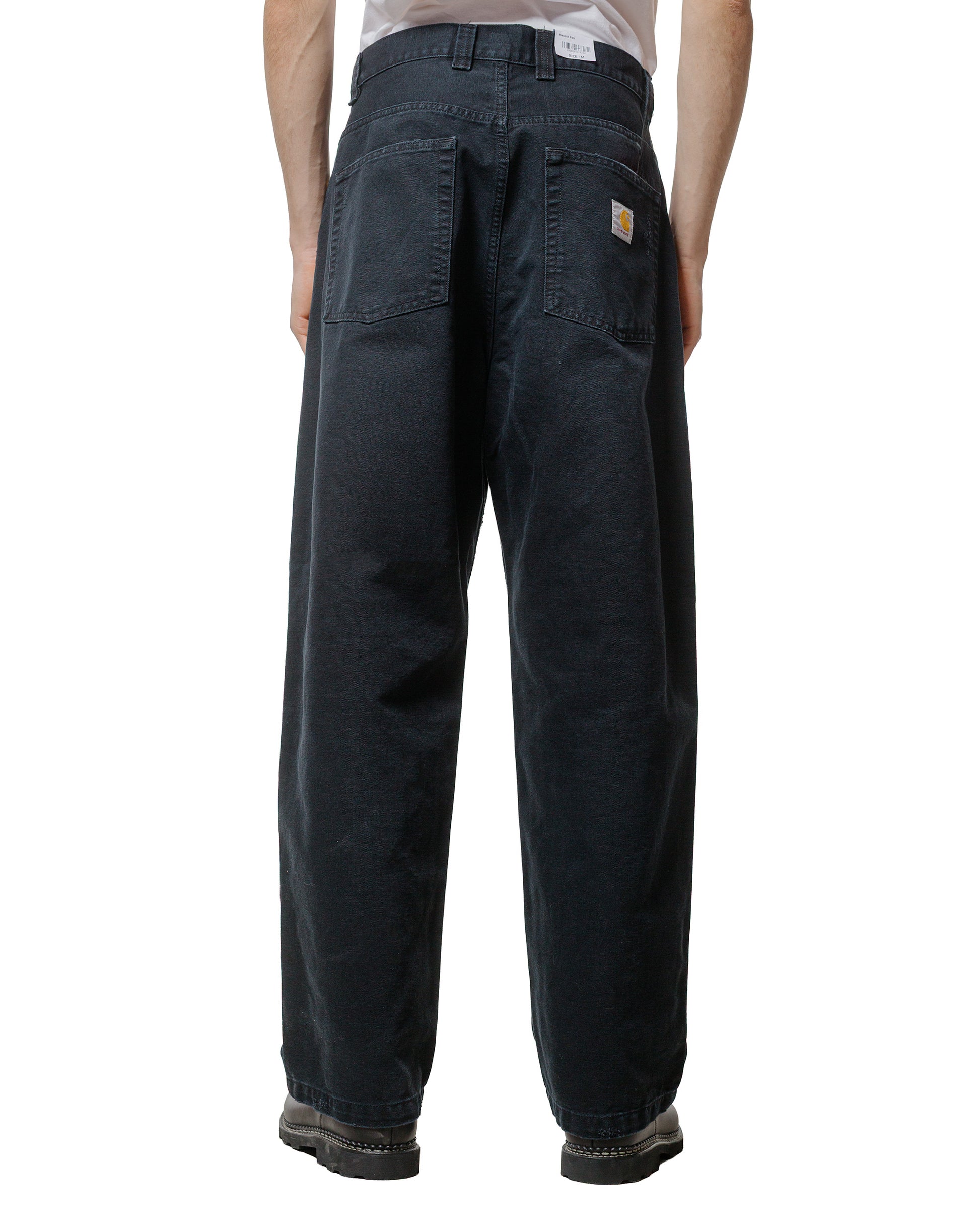 lost & found Carhartt Work In Progress Carhartt W.I.P. Brandon Pant Black Grind Wash