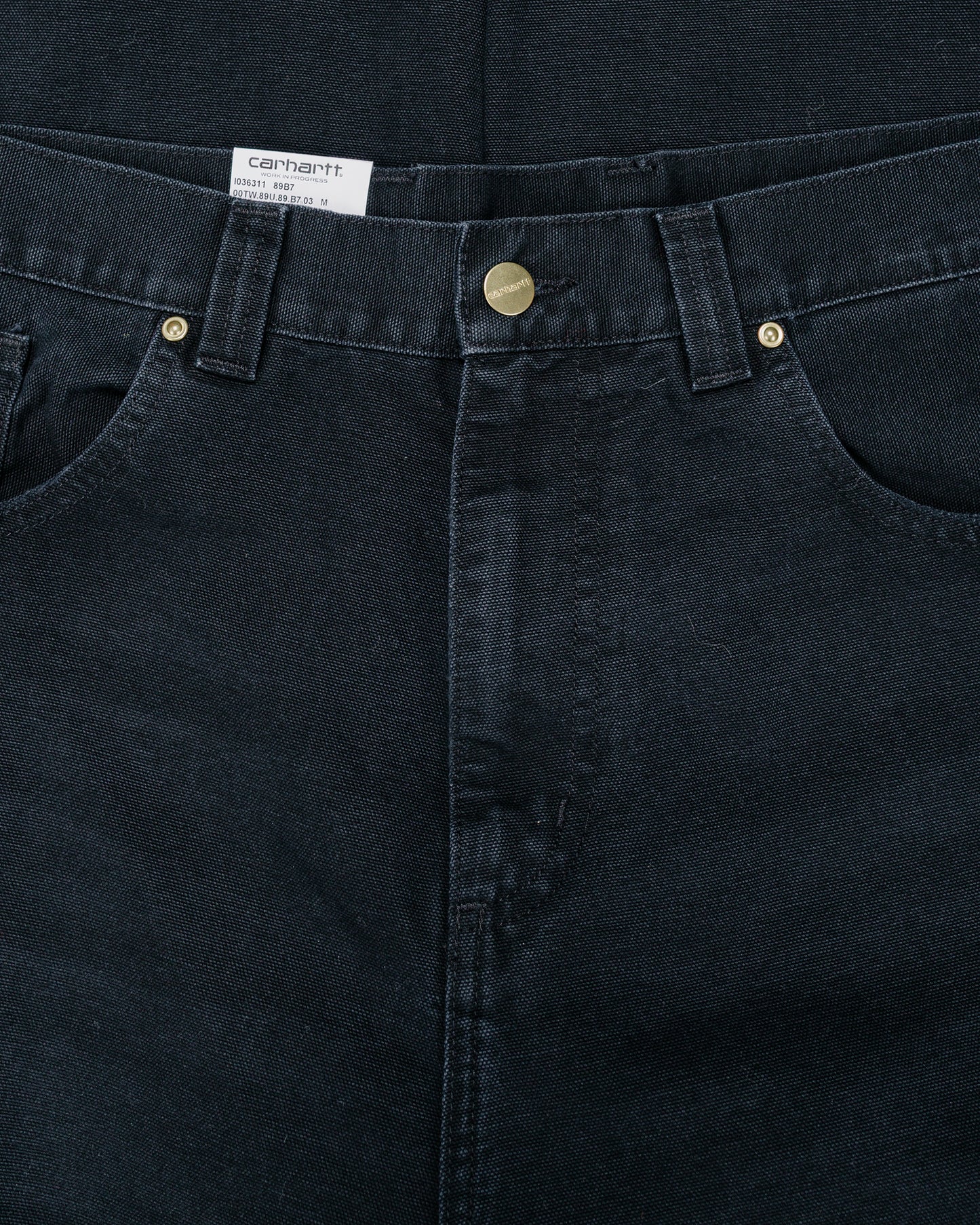 lost & found Carhartt Work In Progress Carhartt W.I.P. Brandon Pant Black Grind Wash