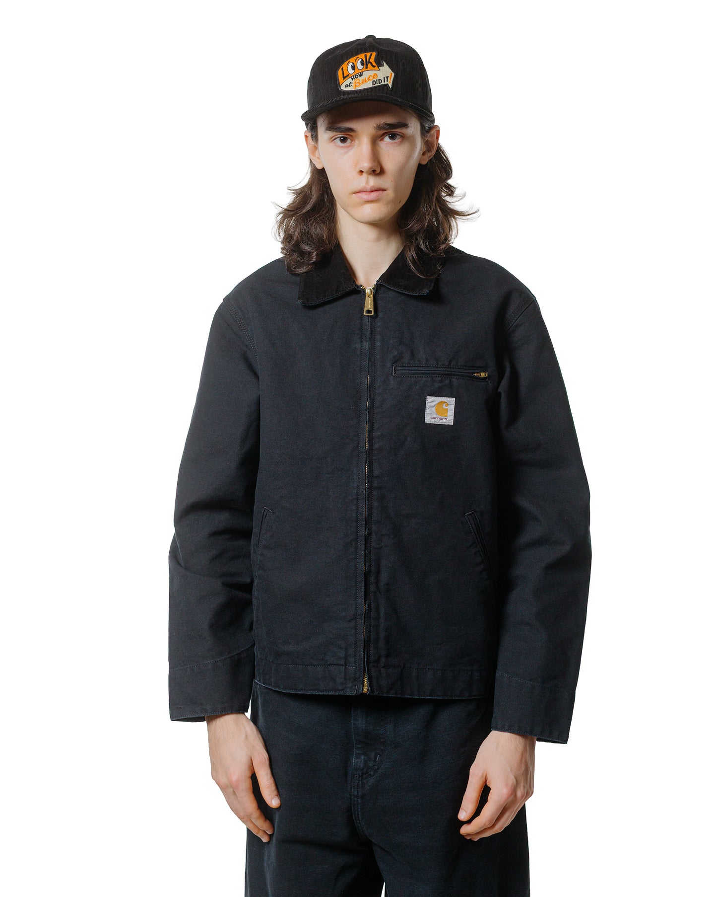 lost & found Carhartt Work In Progress Carhartt W.I.P. Detroit Jacket Black Rinsed