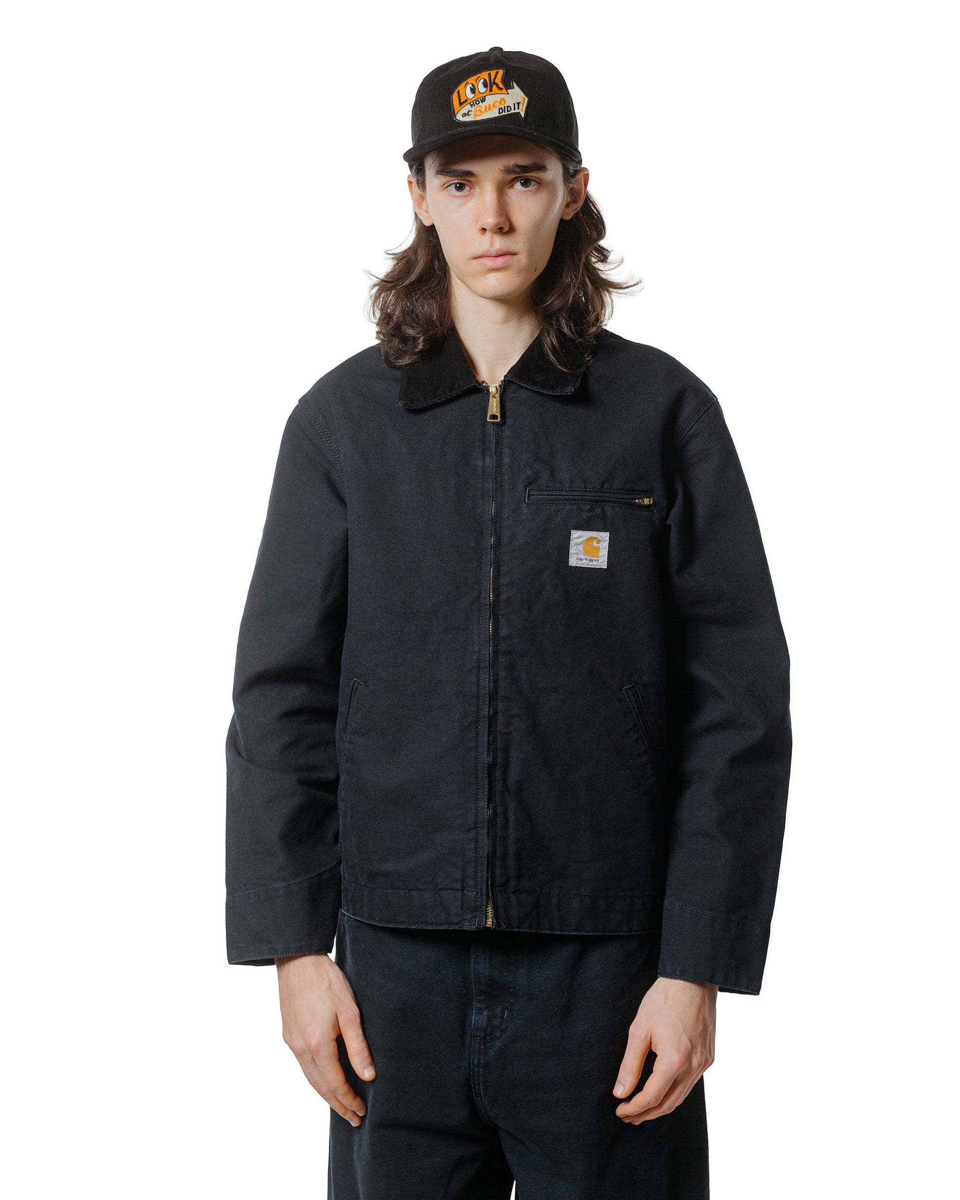 lost & found Carhartt Work In Progress Carhartt W.I.P. Detroit Jacket Black Rinsed