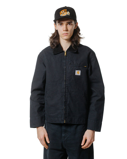 lost & found Carhartt Work In Progress Carhartt W.I.P. Detroit Jacket Black Rinsed