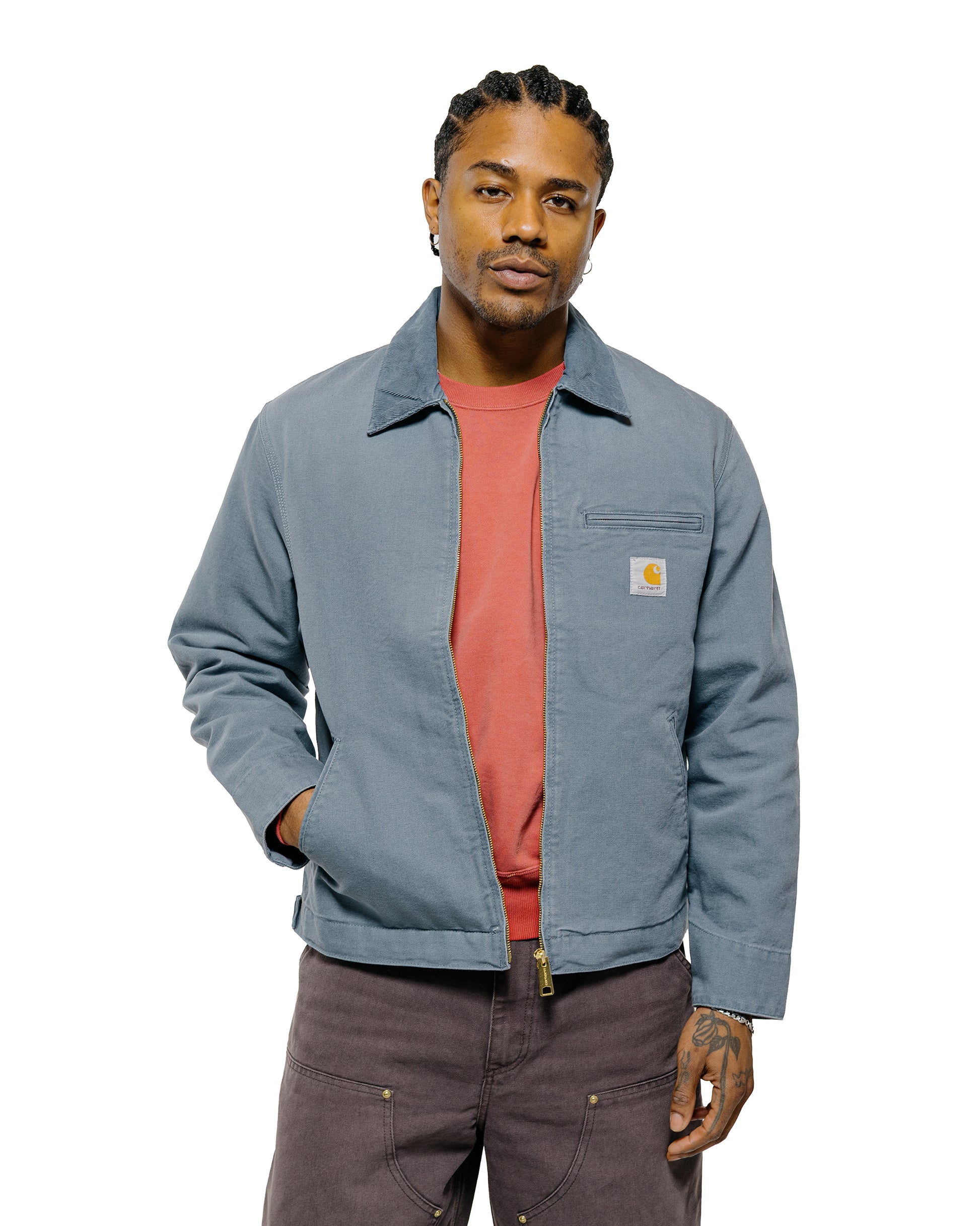 lost & found Carhartt Work In Progress Carhartt W.I.P. Detroit Jacket Cozy Blue/Cozy Blue Stone Canvas