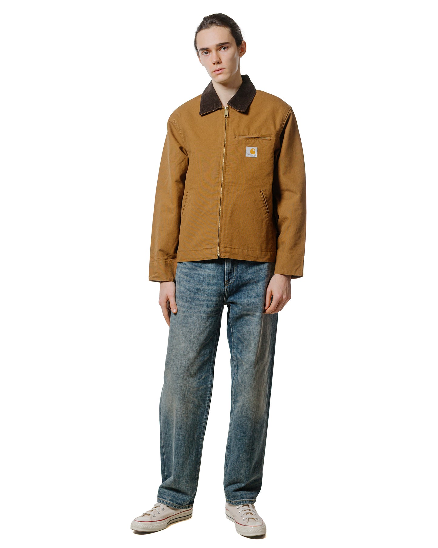 lost & found Carhartt Work In Progress Carhartt W.I.P. Detroit Jacket Hamilton Brown/Tobacco Rinsed