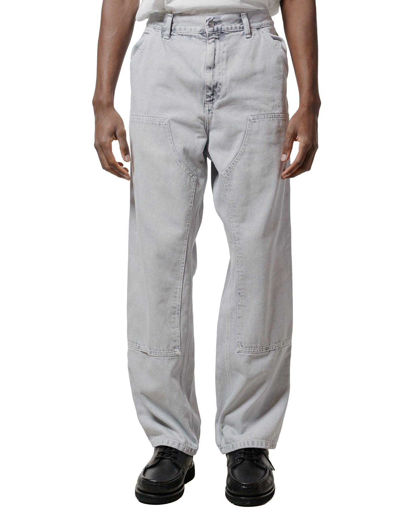 lost & found Carhartt Work In Progress Carhartt W.I.P. Double Knee Pant Canvas Black Chalk Wash