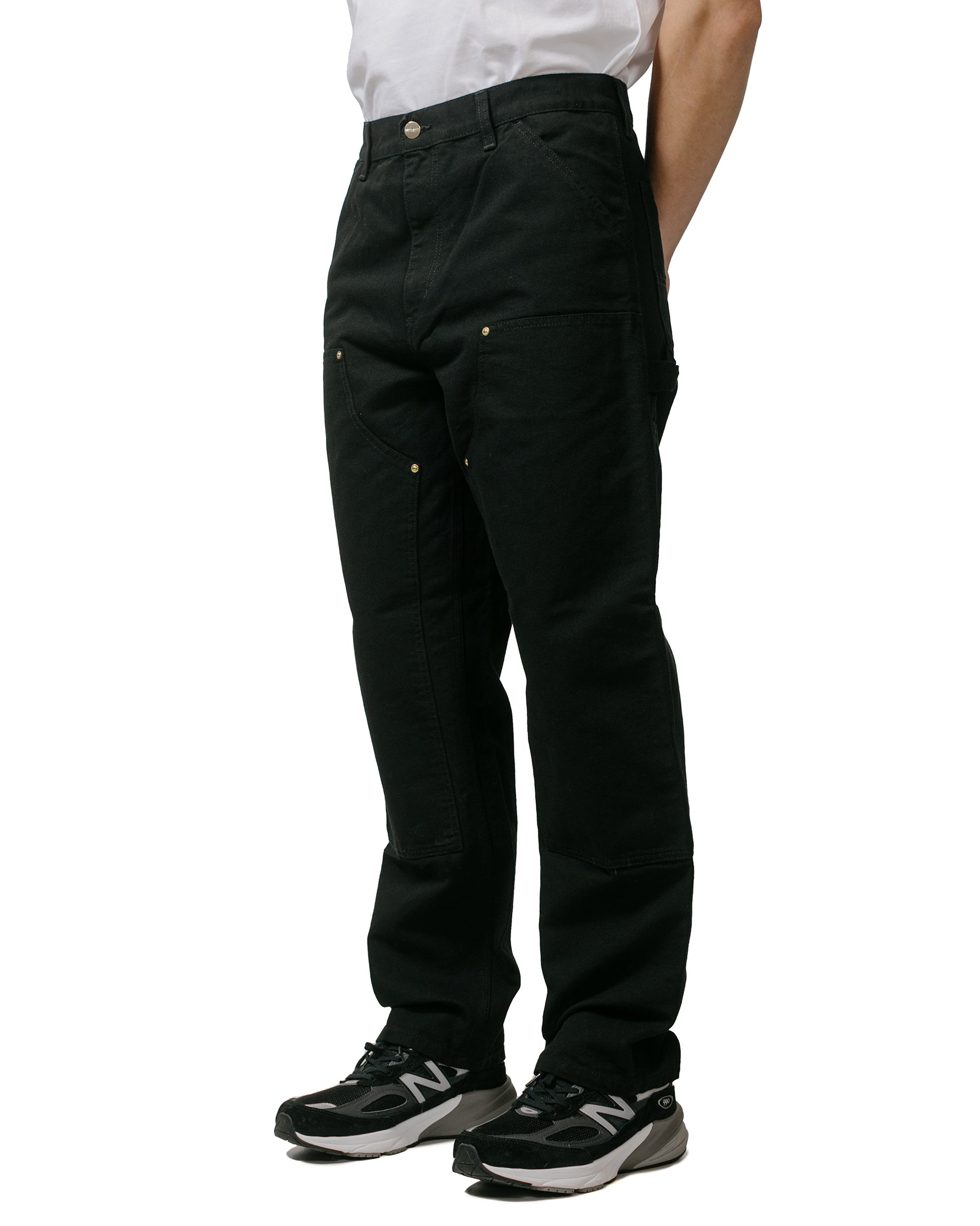 lost & found Carhartt Work In Progress Carhartt W.I.P. Double Knee Pant Canvas Black Rinsed