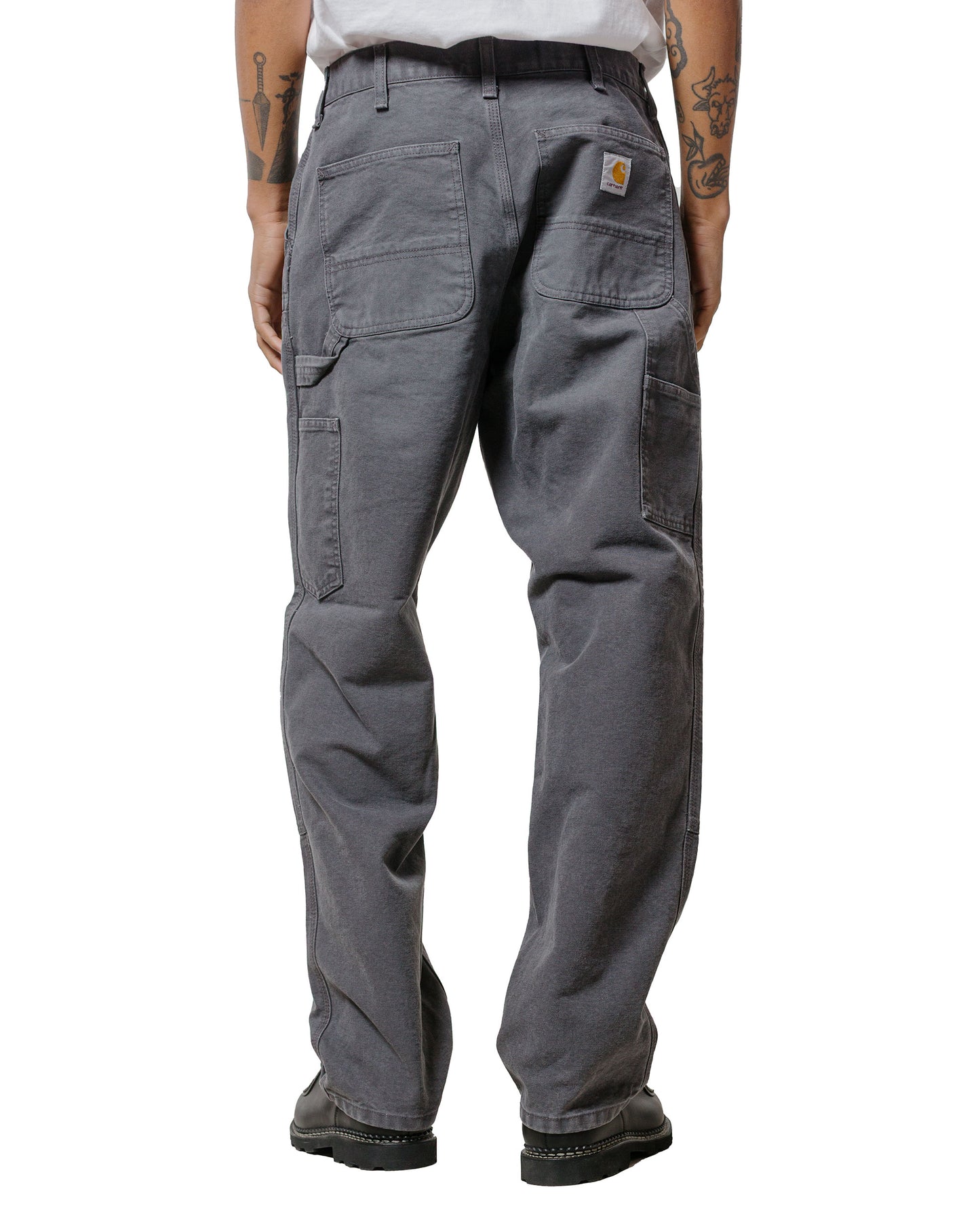 lost & found Carhartt Work In Progress Carhartt W.I.P. Double Knee Pant Graphite Stone Canvas