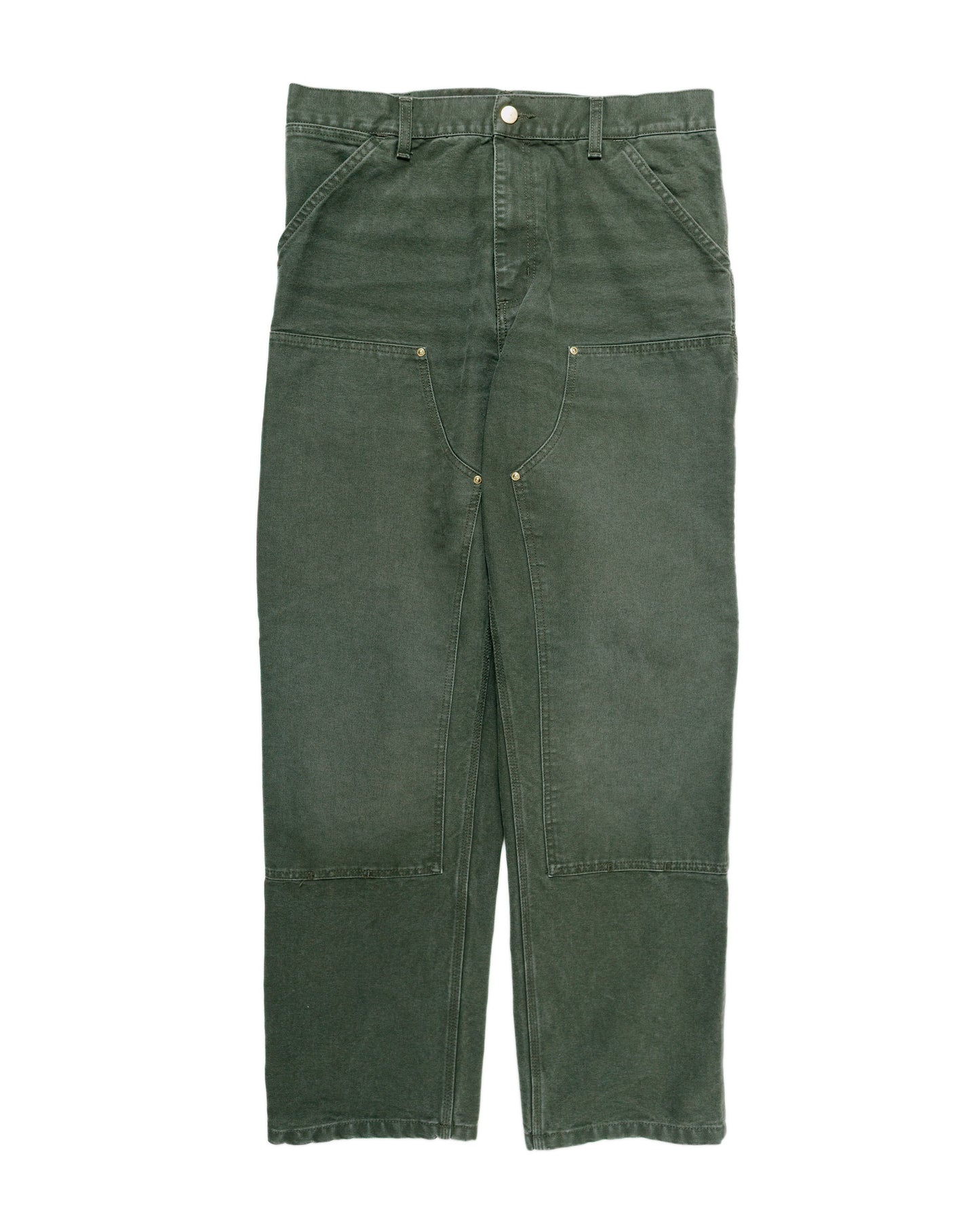 lost & found Carhartt Work In Progress Carhartt W.I.P. Double Knee Pant Olive Stone Canvas
