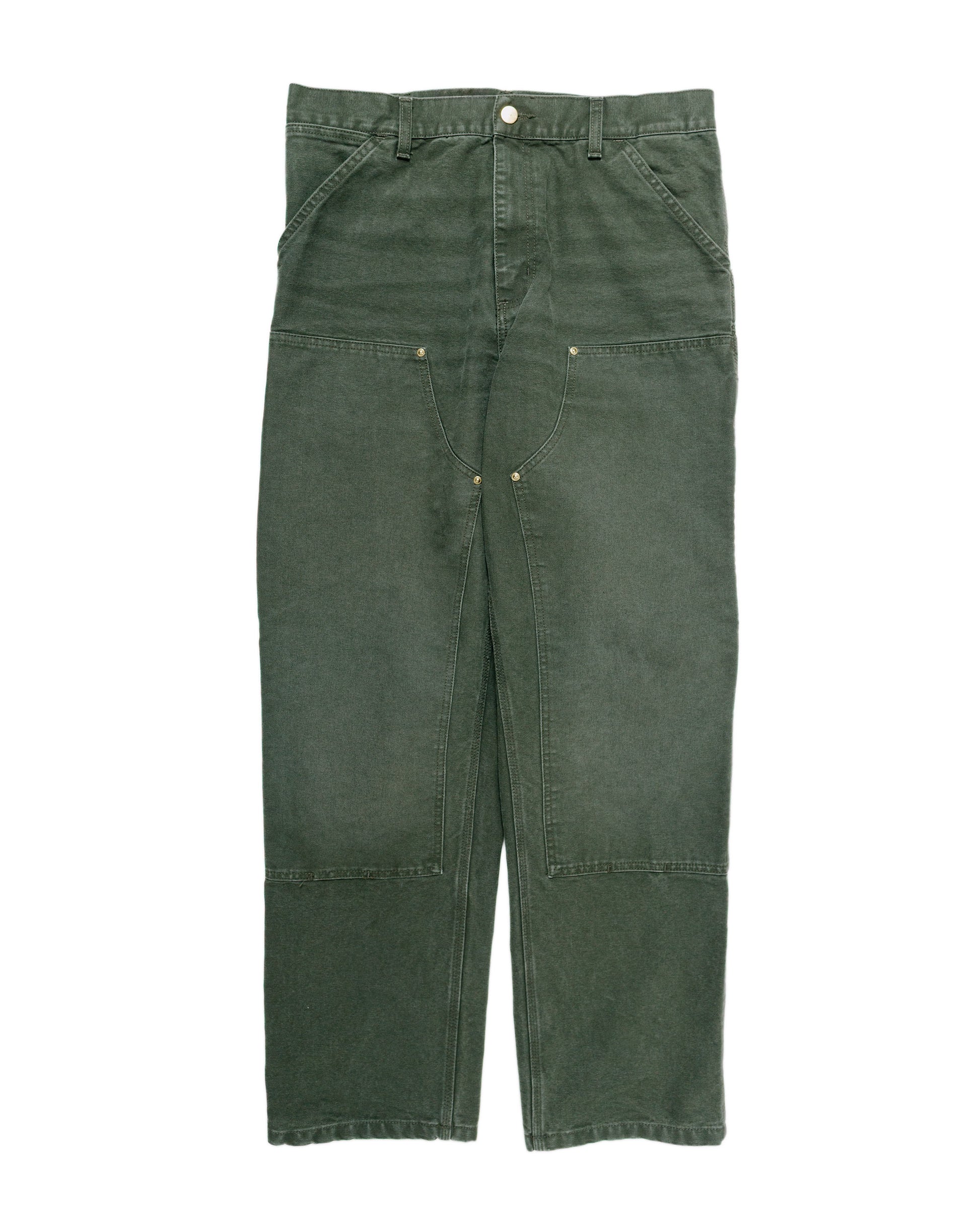 lost & found Carhartt Work In Progress Carhartt W.I.P. Double Knee Pant Olive Stone Canvas