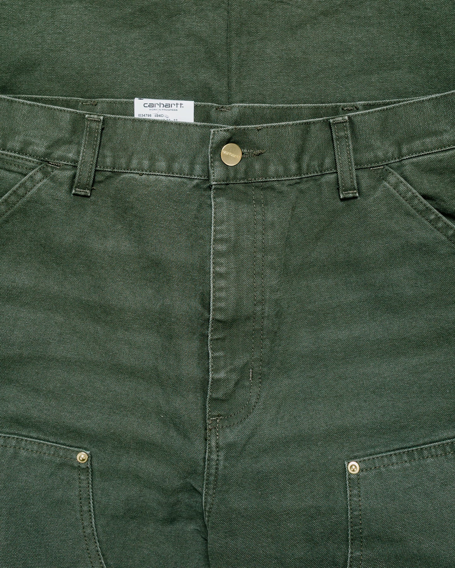 lost & found Carhartt Work In Progress Carhartt W.I.P. Double Knee Pant Olive Stone Canvas