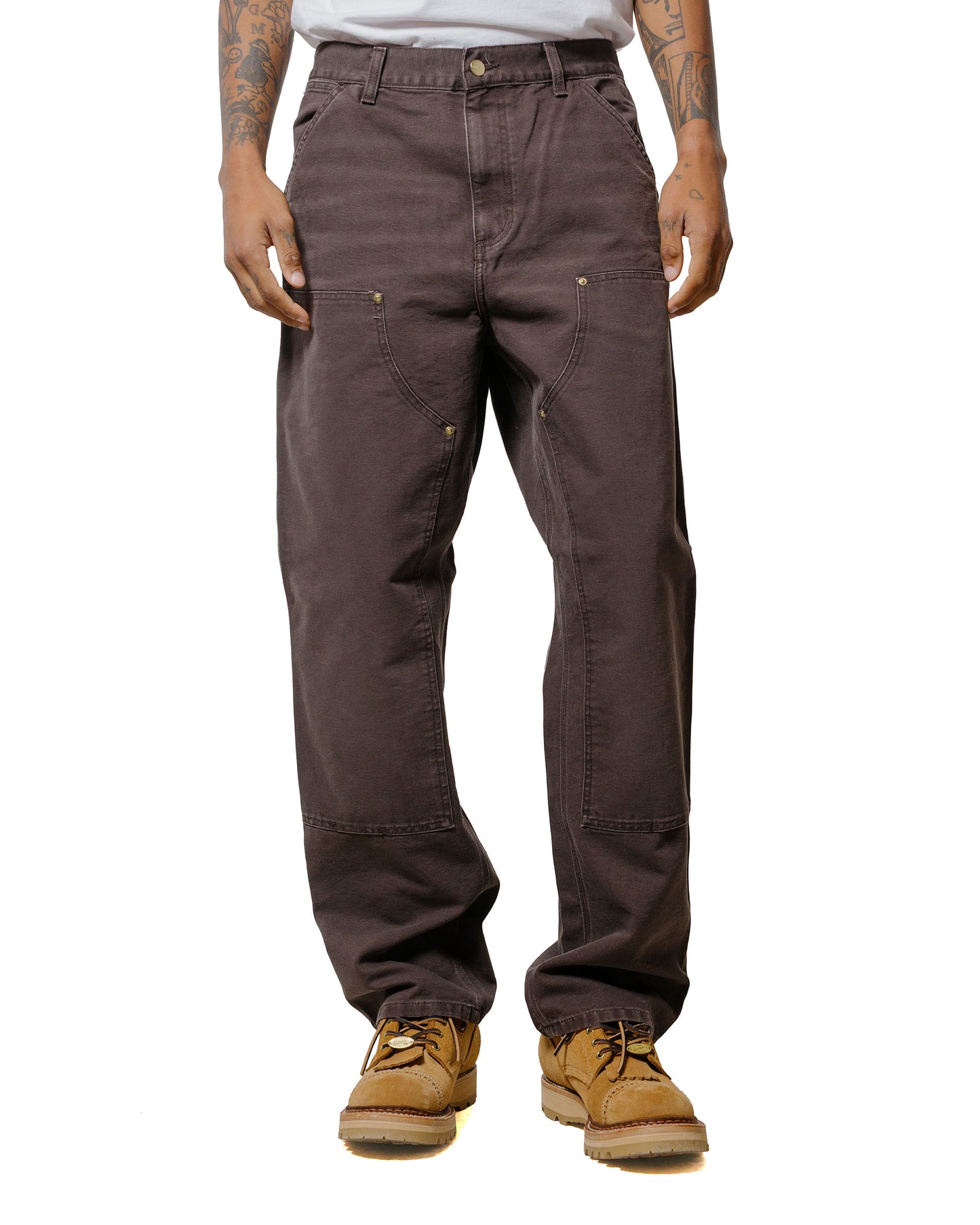 lost & found Carhartt Work In Progress Carhartt W.I.P. Double Knee Pant Tobacco Stone Canvas