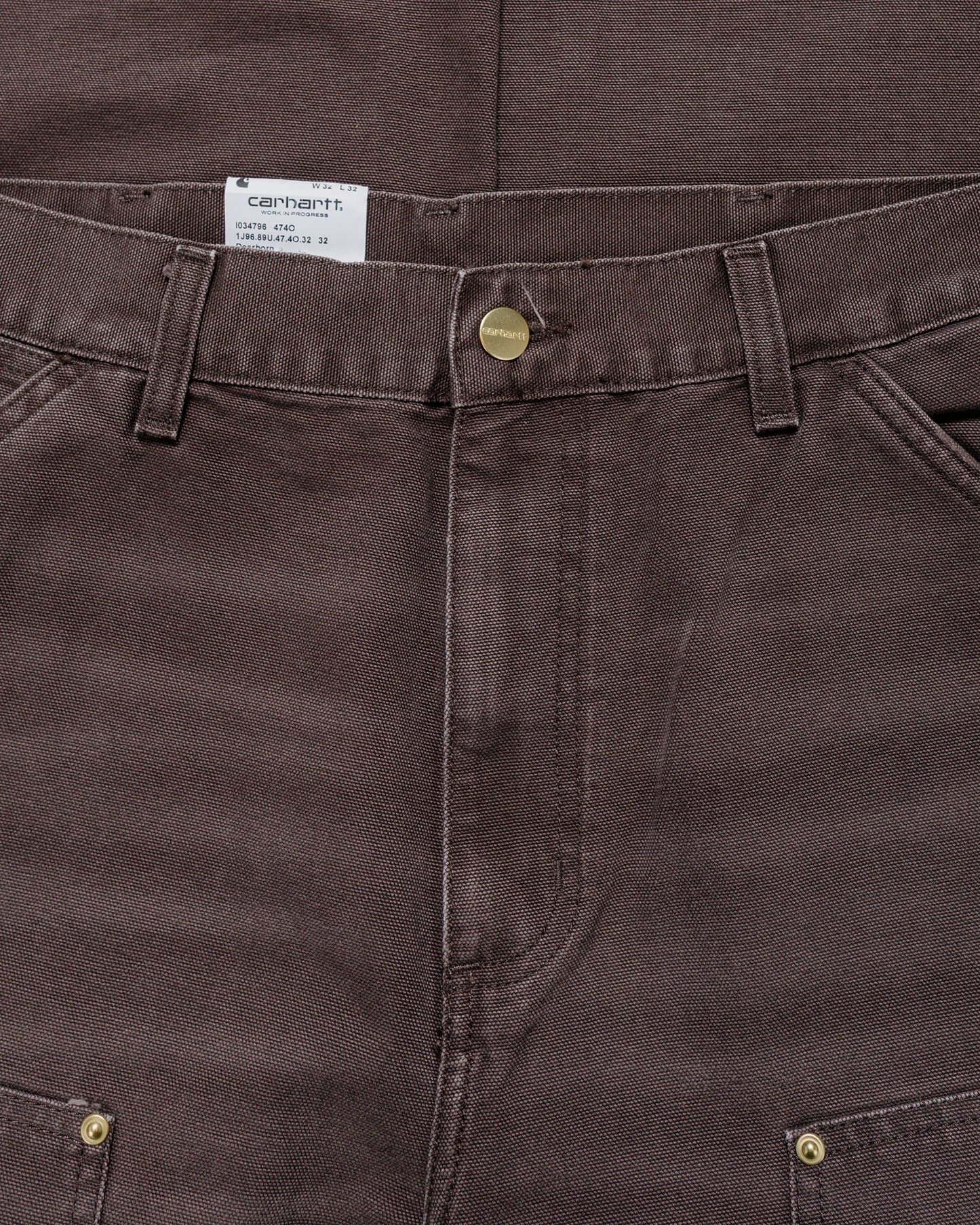 lost & found Carhartt Work In Progress Carhartt W.I.P. Double Knee Pant Tobacco Stone Canvas
