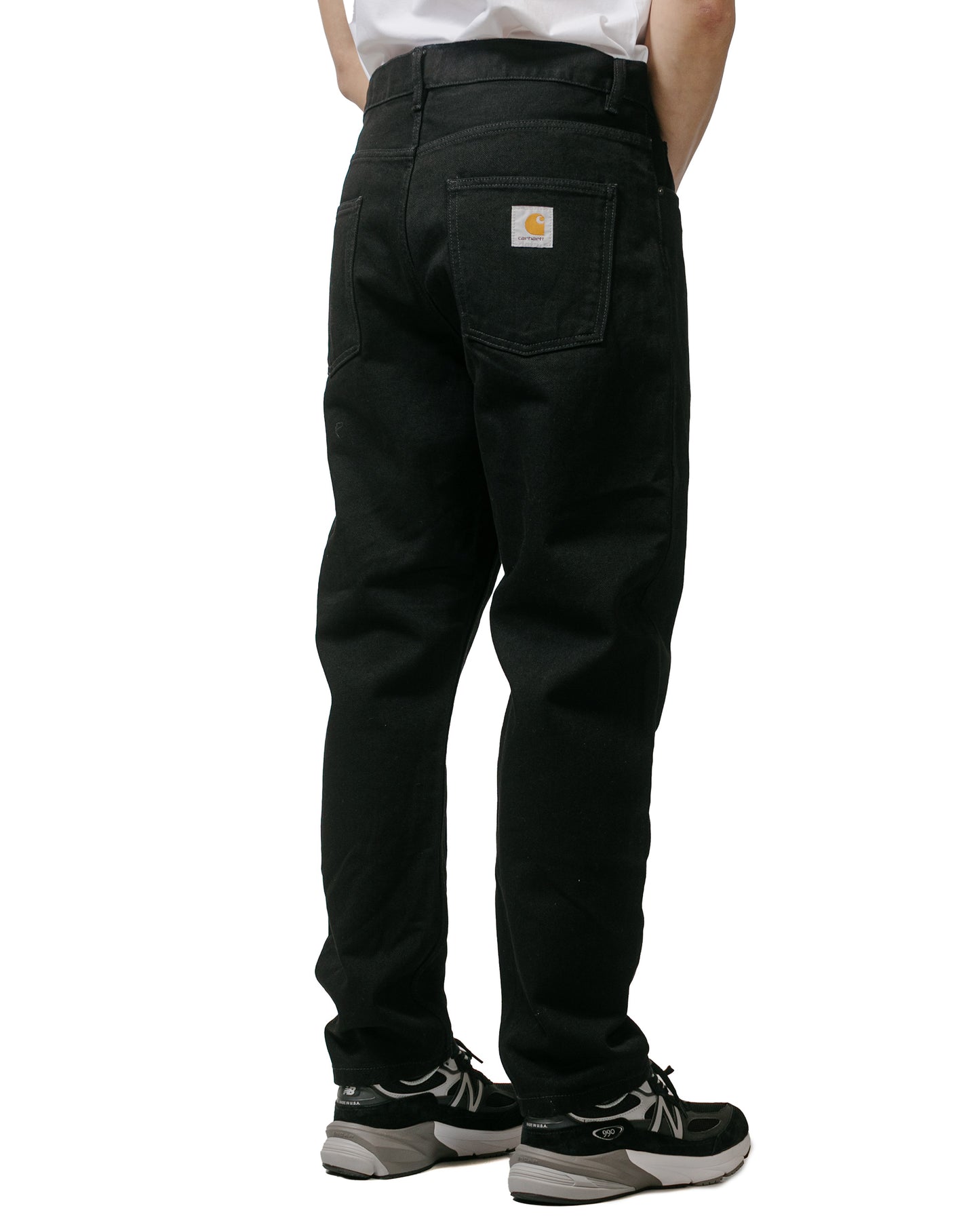 lost & found Carhartt Work In Progress Carhartt W.I.P. Newel Pant Denim Black One Wash