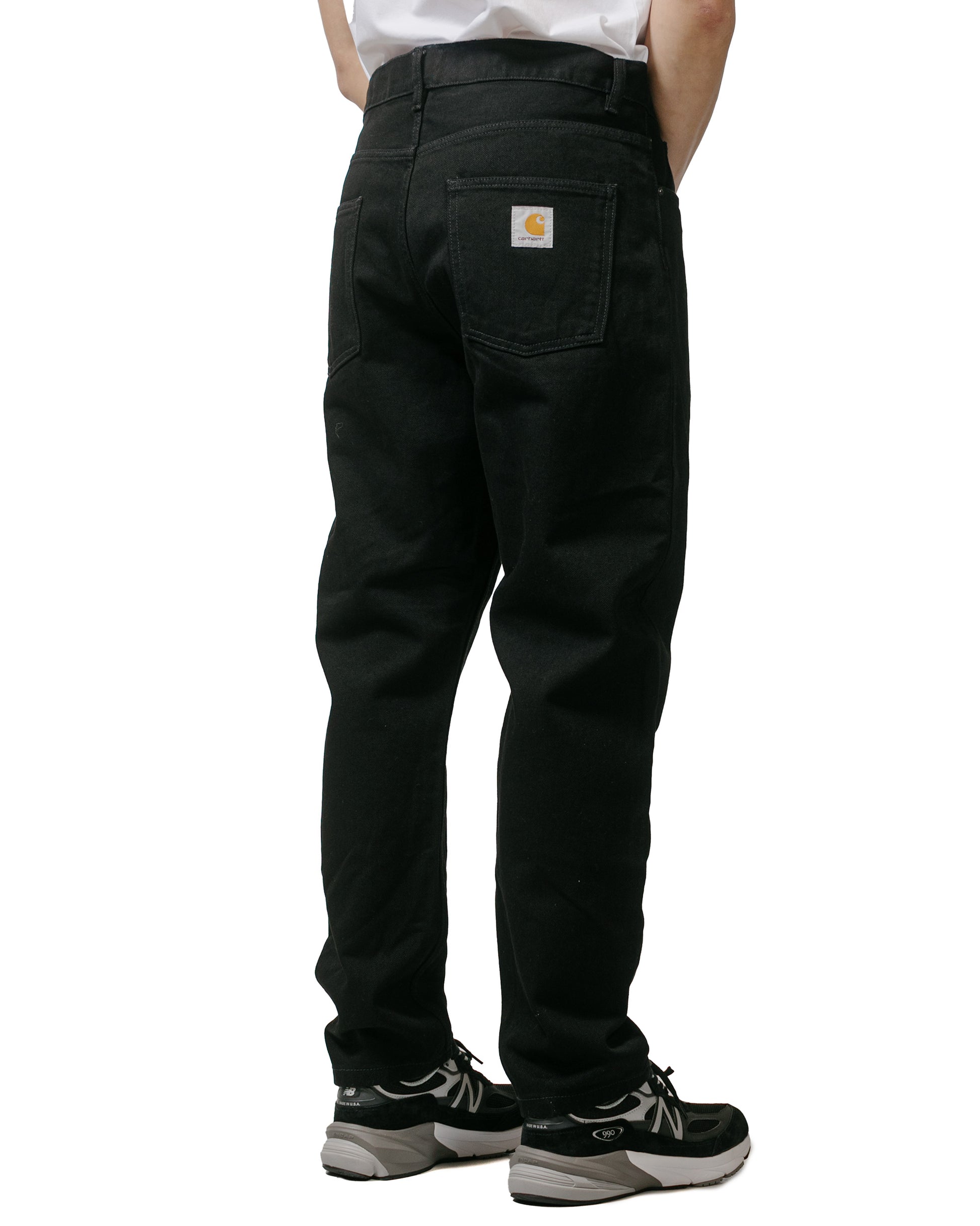 lost & found Carhartt Work In Progress Carhartt W.I.P. Newel Pant Denim Black One Wash