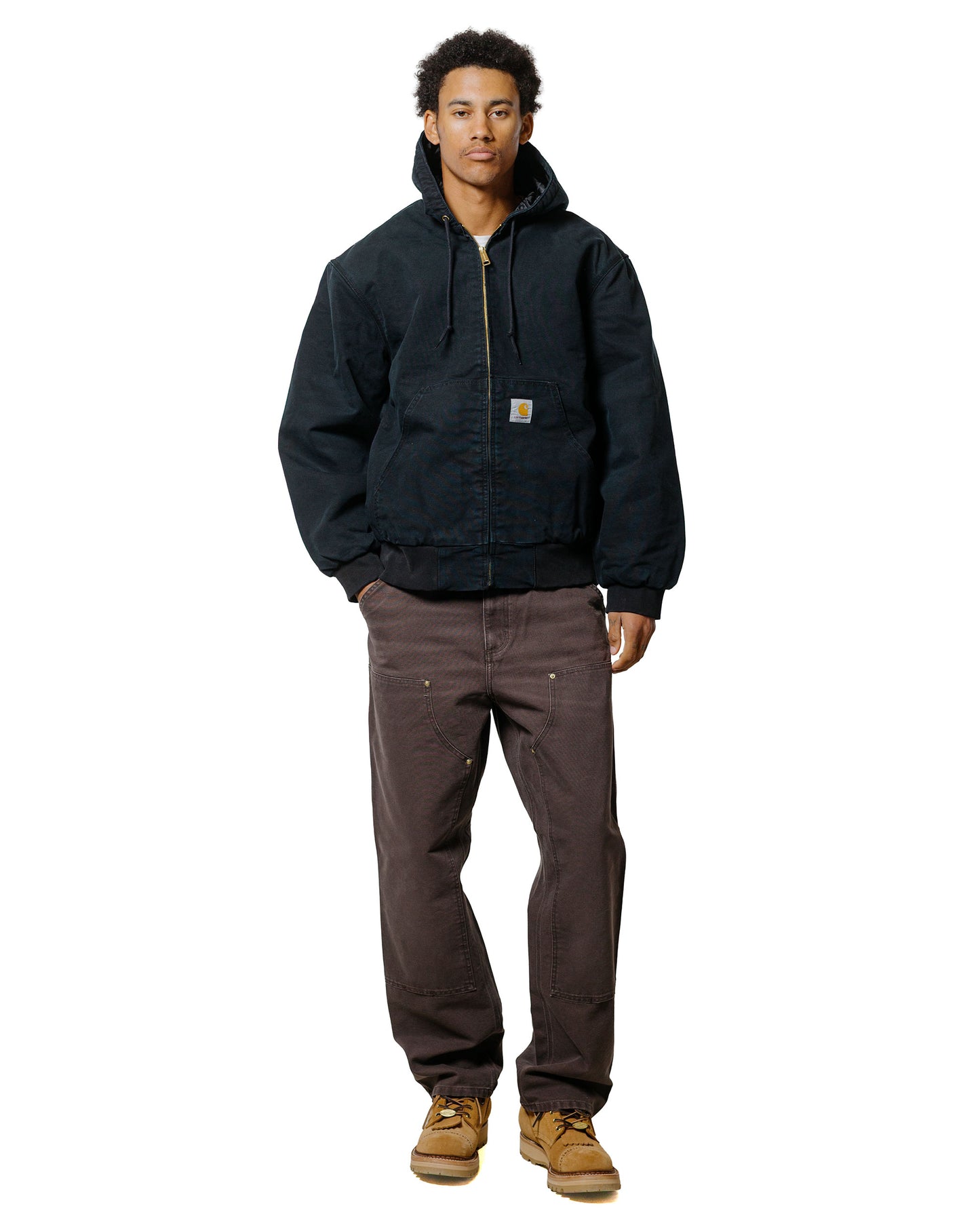 lost & found Carhartt Work In Progress Carhartt W.I.P. OG Active Jacket Black Stone Canvas