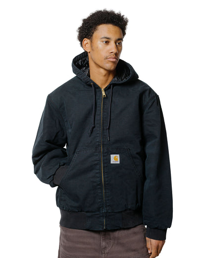 lost & found Carhartt Work In Progress Carhartt W.I.P. OG Active Jacket Black Stone Canvas