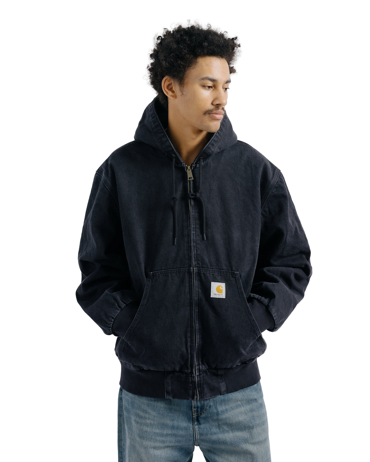 Carhartt W.I.P. OG Active Jacket Black Stone Washed