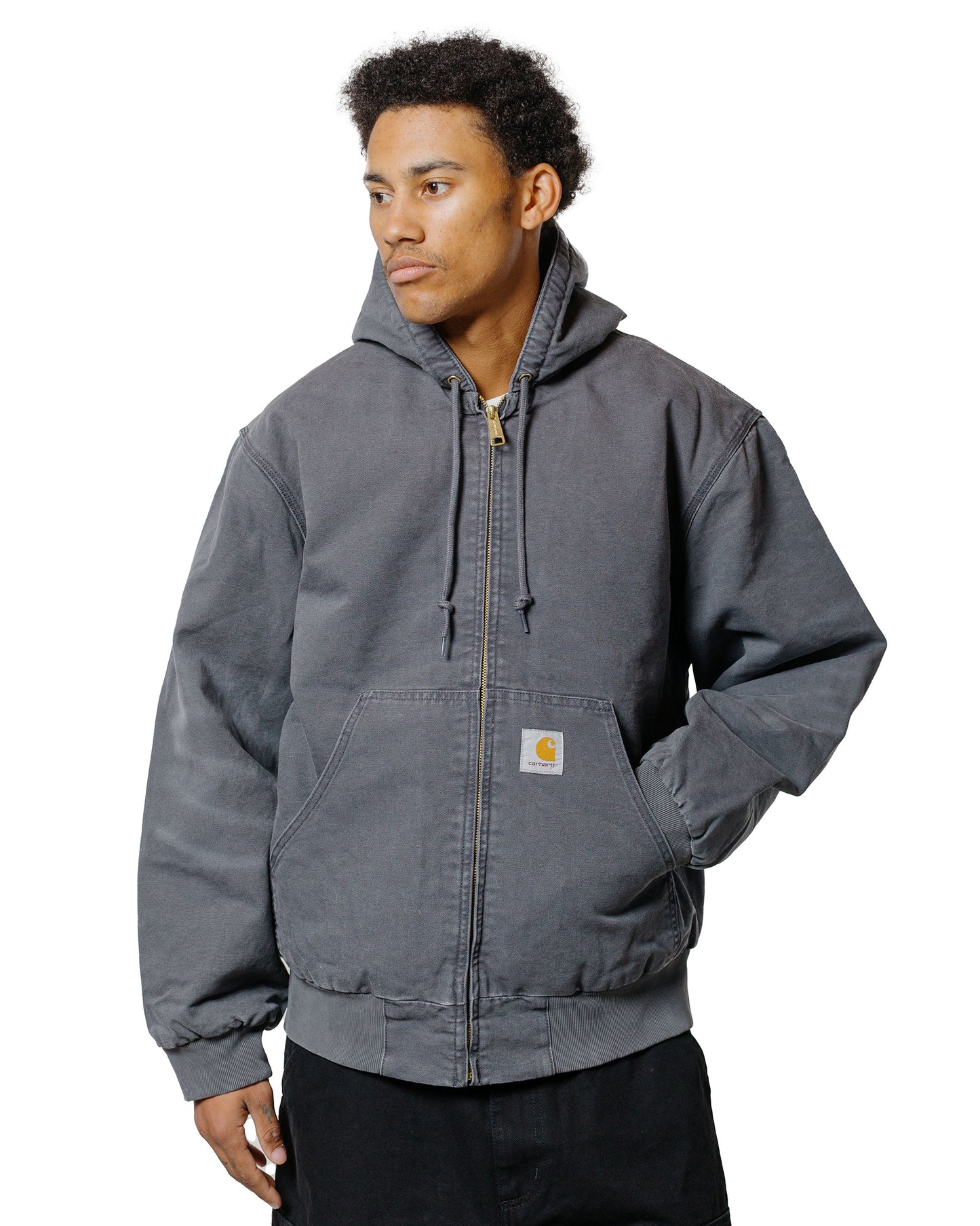 lost & found Carhartt Work In Progress Carhartt W.I.P. OG Active Jacket Graphite Stone Canvas