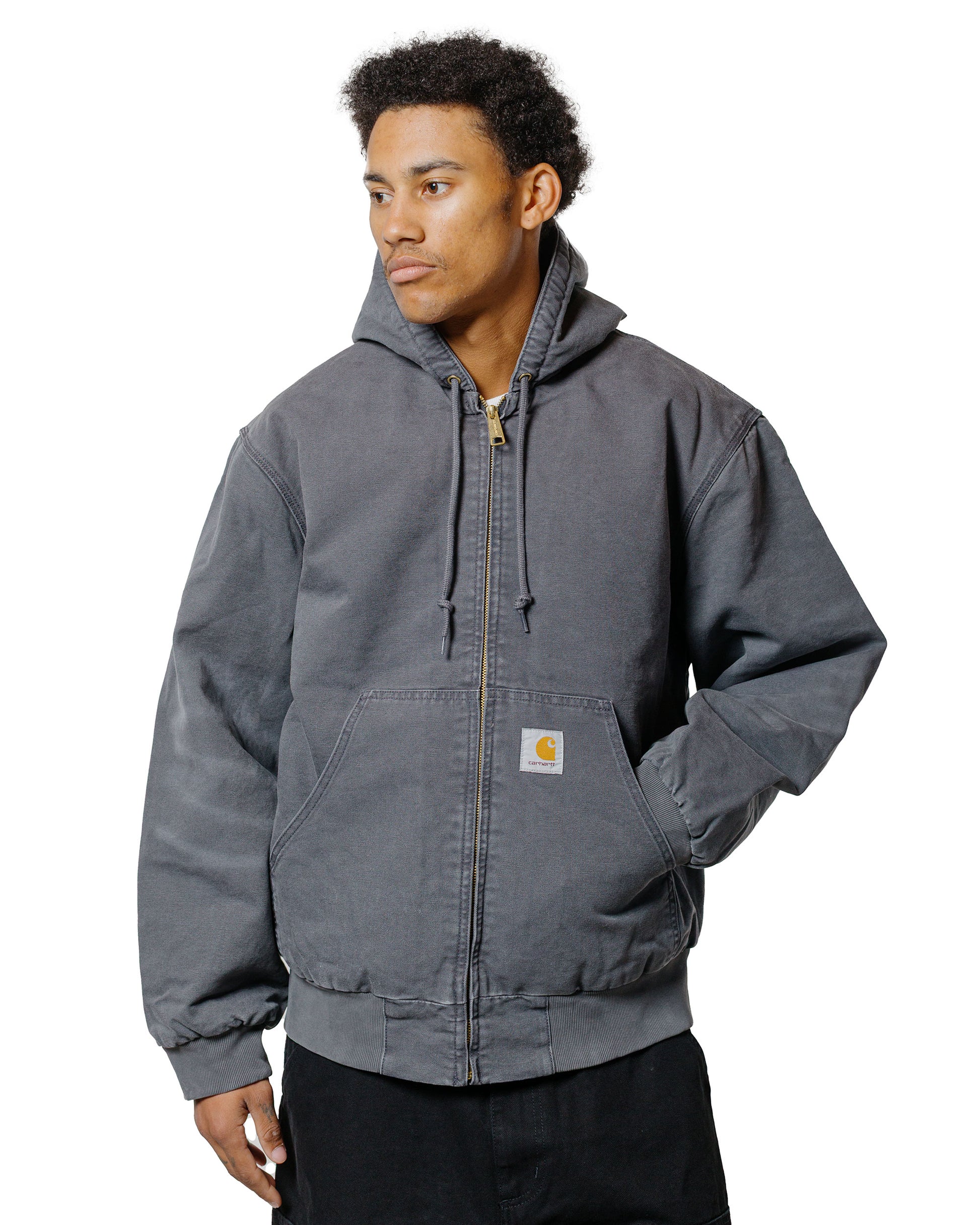 lost & found Carhartt Work In Progress Carhartt W.I.P. OG Active Jacket Graphite Stone Canvas