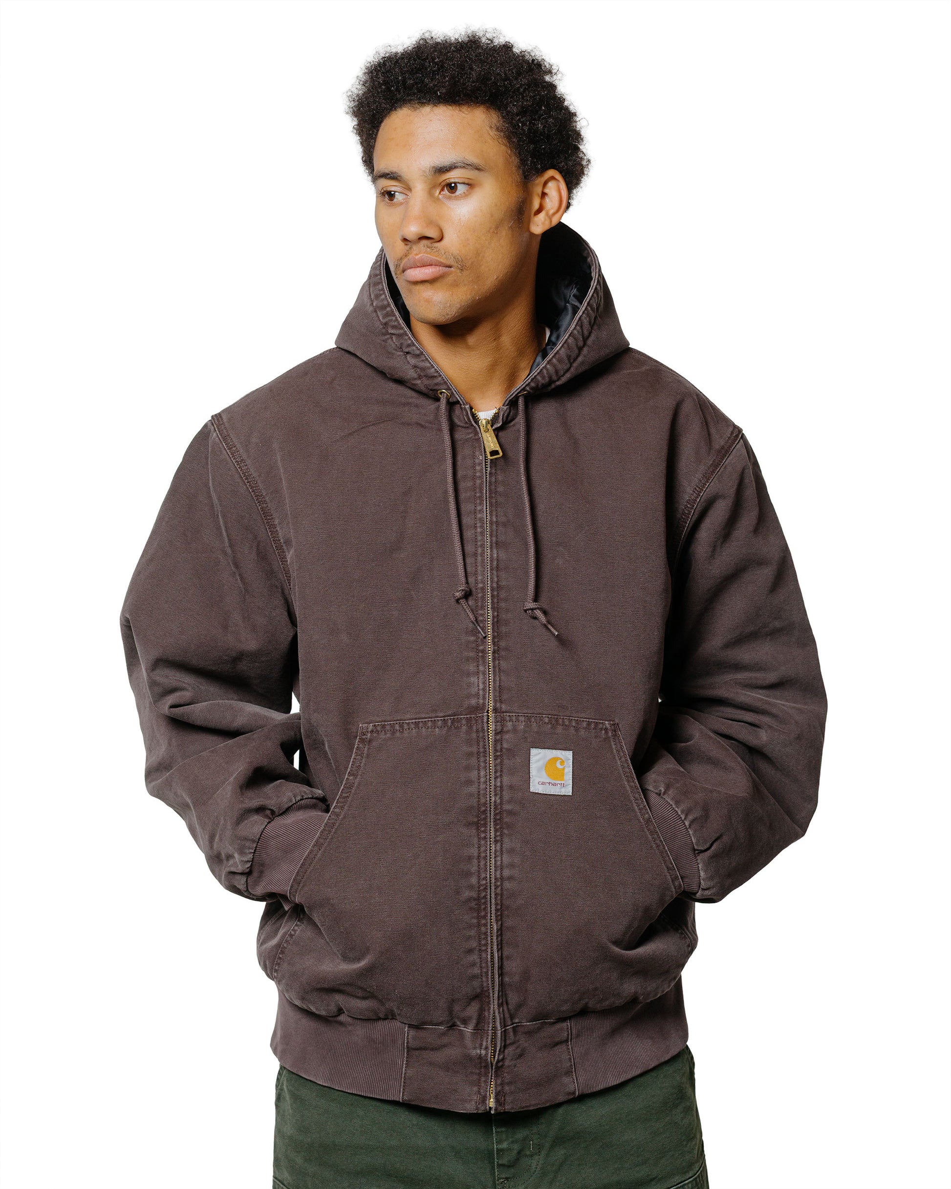 lost & found Carhartt Work In Progress Carhartt W.I.P. OG Active Jacket Tobacco Stone Canvas