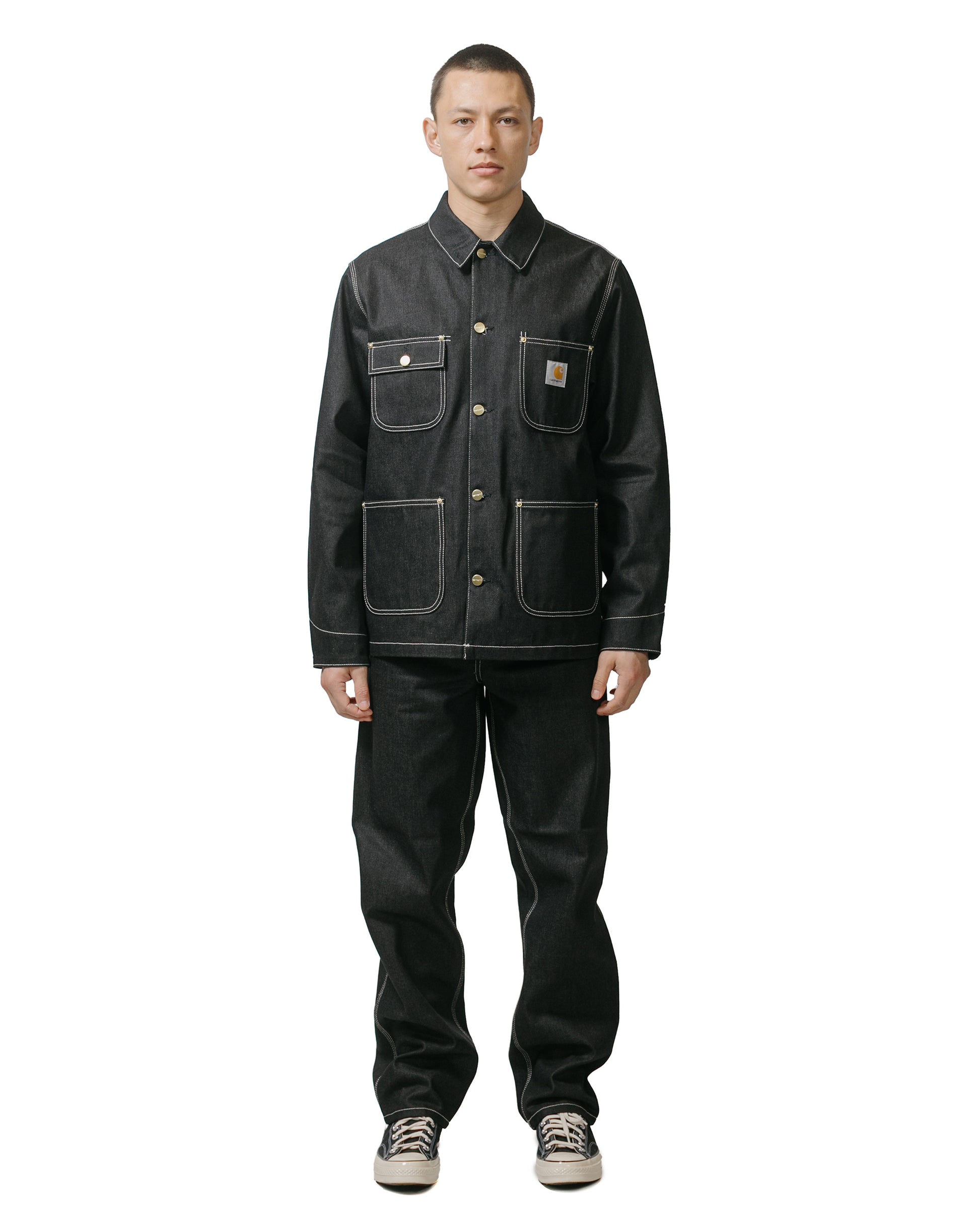 lost & found Carhartt Work In Progress Carhartt W.I.P. OG Chore Coat Denim Black Rigid