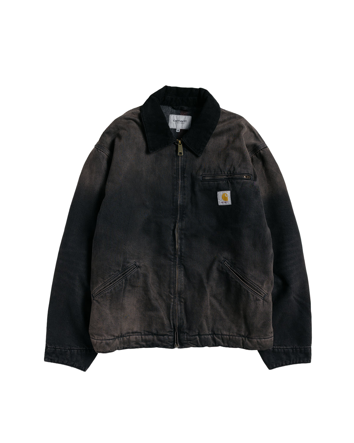 Carhartt W.I.P. OG Detroit Jacket BlackBlack Tobacco Used Wash