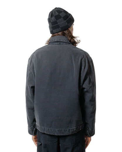 lost & found Carhartt Work In Progress Carhartt W.I.P. OG Detroit Jacket Black Grind Wash