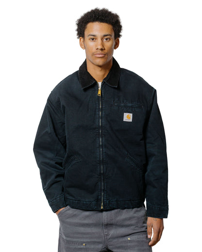 lost & found Carhartt Work In Progress Carhartt W.I.P. OG Detroit Jacket Black/Black Stone Canvas