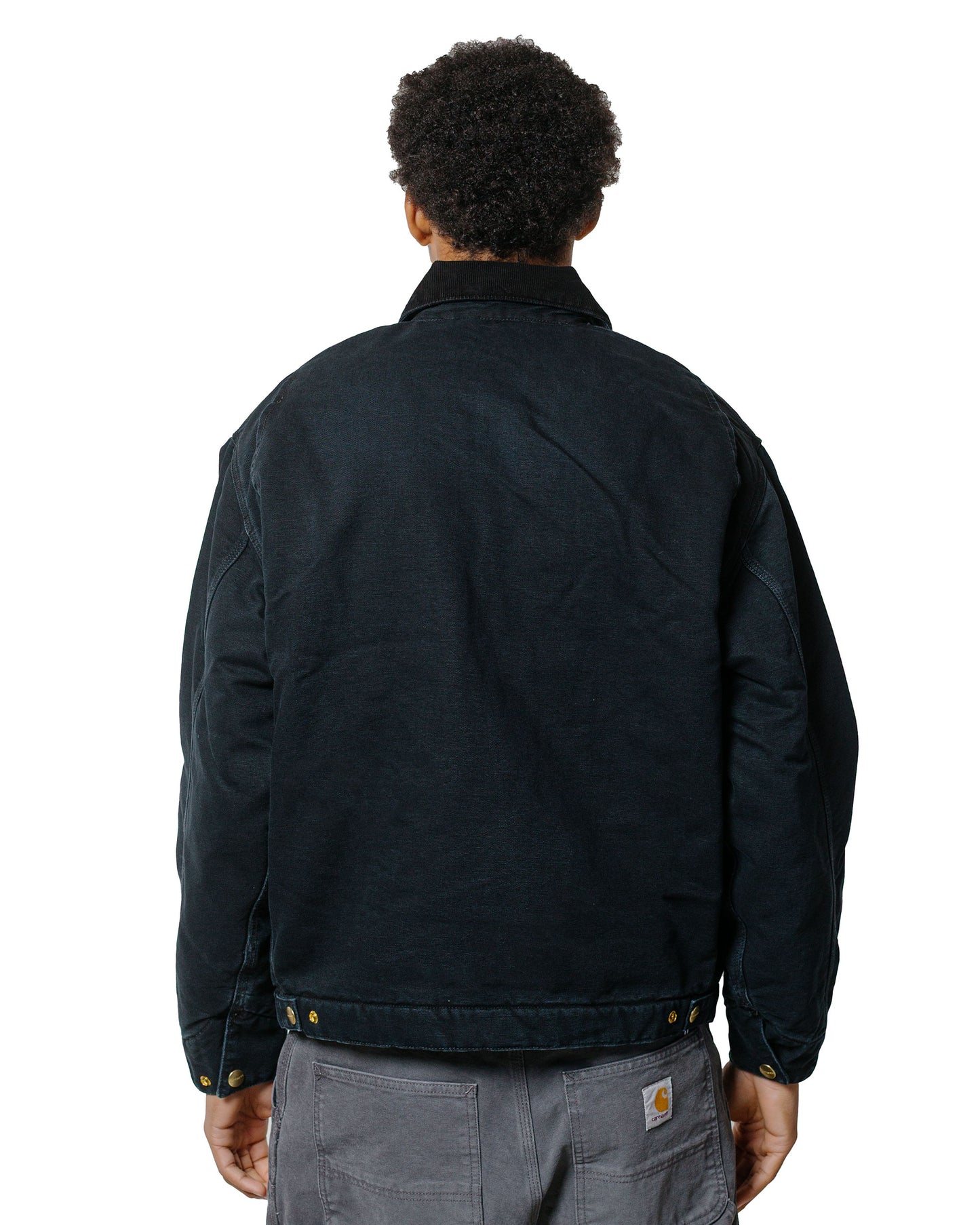 lost & found Carhartt Work In Progress Carhartt W.I.P. OG Detroit Jacket Black/Black Stone Canvas