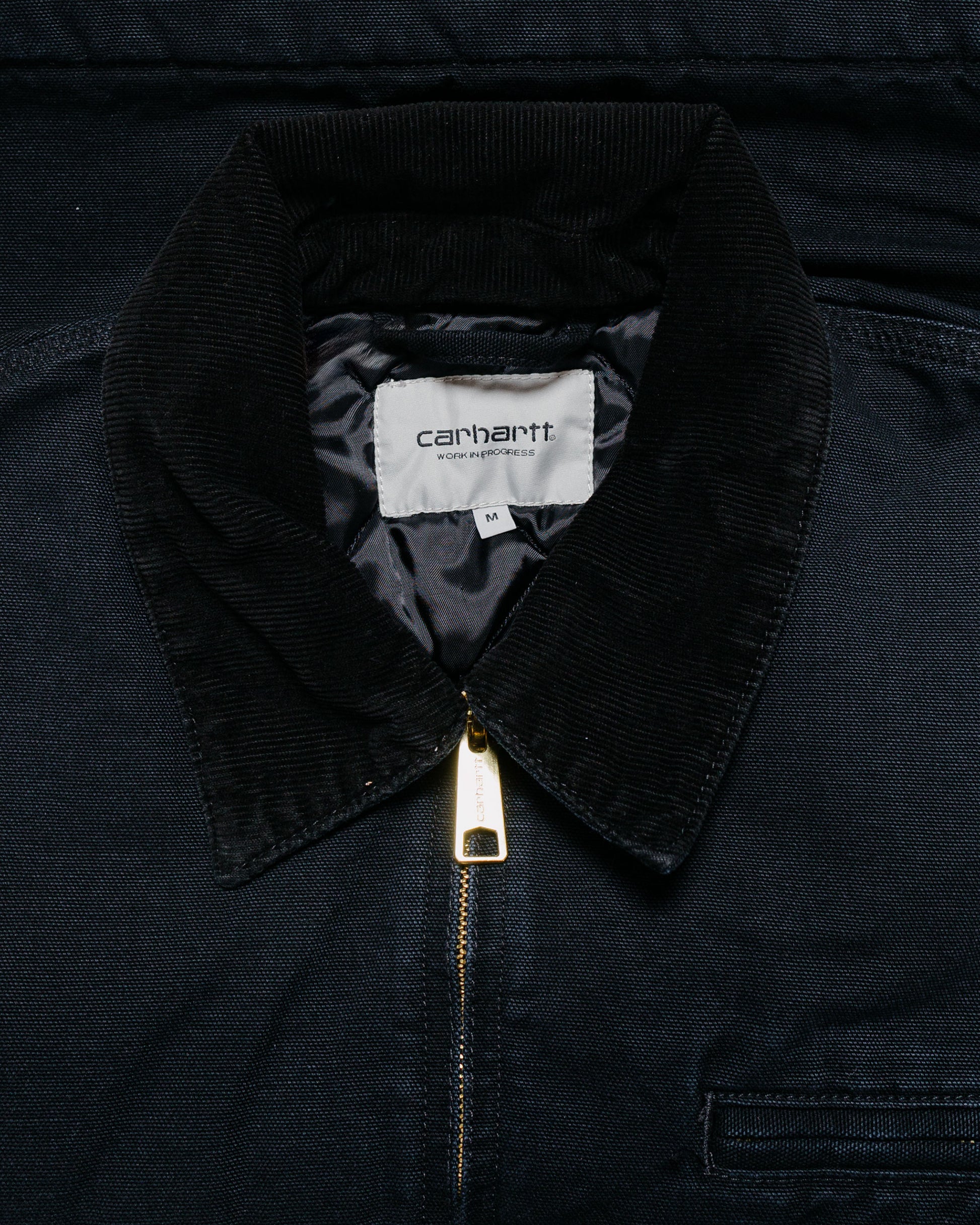 lost & found Carhartt Work In Progress Carhartt W.I.P. OG Detroit Jacket Black/Black Stone Canvas