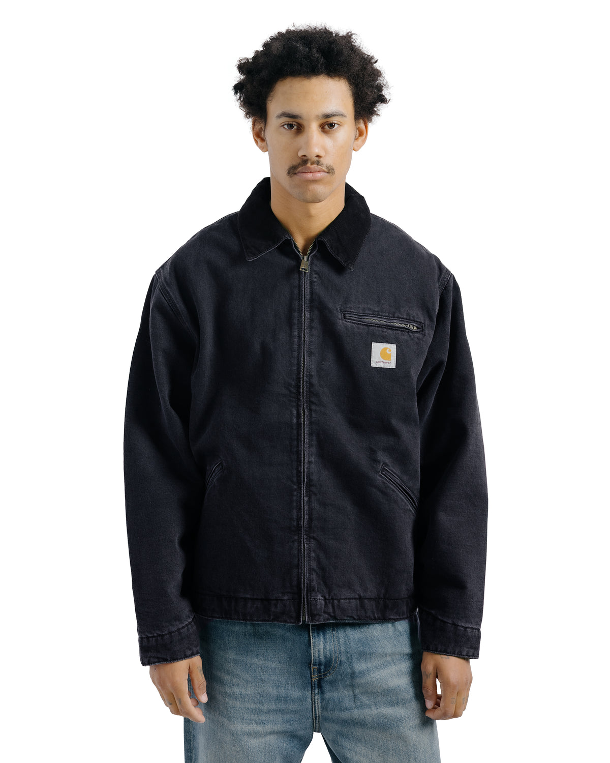 Carhartt W.I.P. OG Detroit Jacket Black/Black Stone Washed