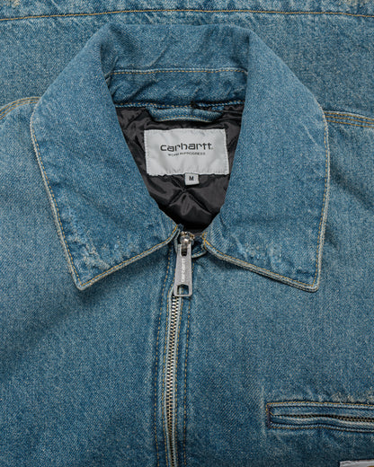 lost & found Carhartt Work In Progress Carhartt W.I.P. OG Detroit Jacket Blue Grind Wash