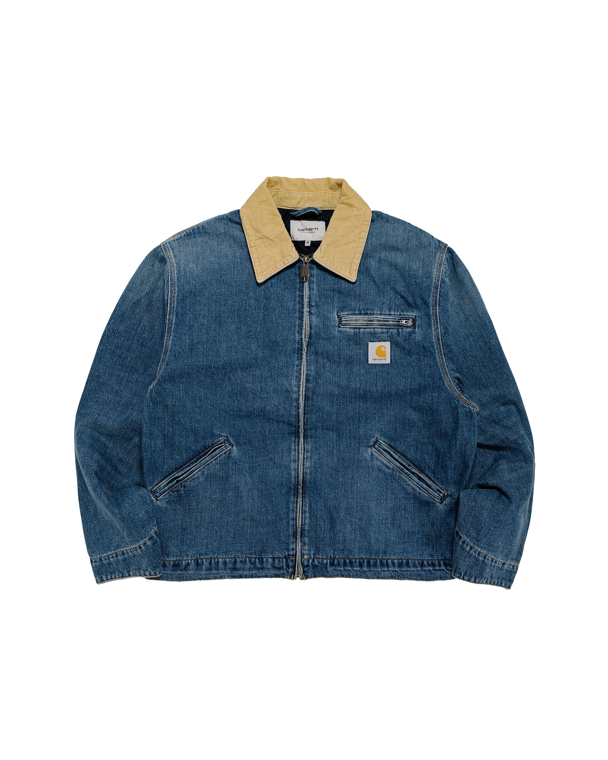 Carhartt W.I.P. OG Detroit Jacket Blue/Dusty H Brown Dark Used Wash