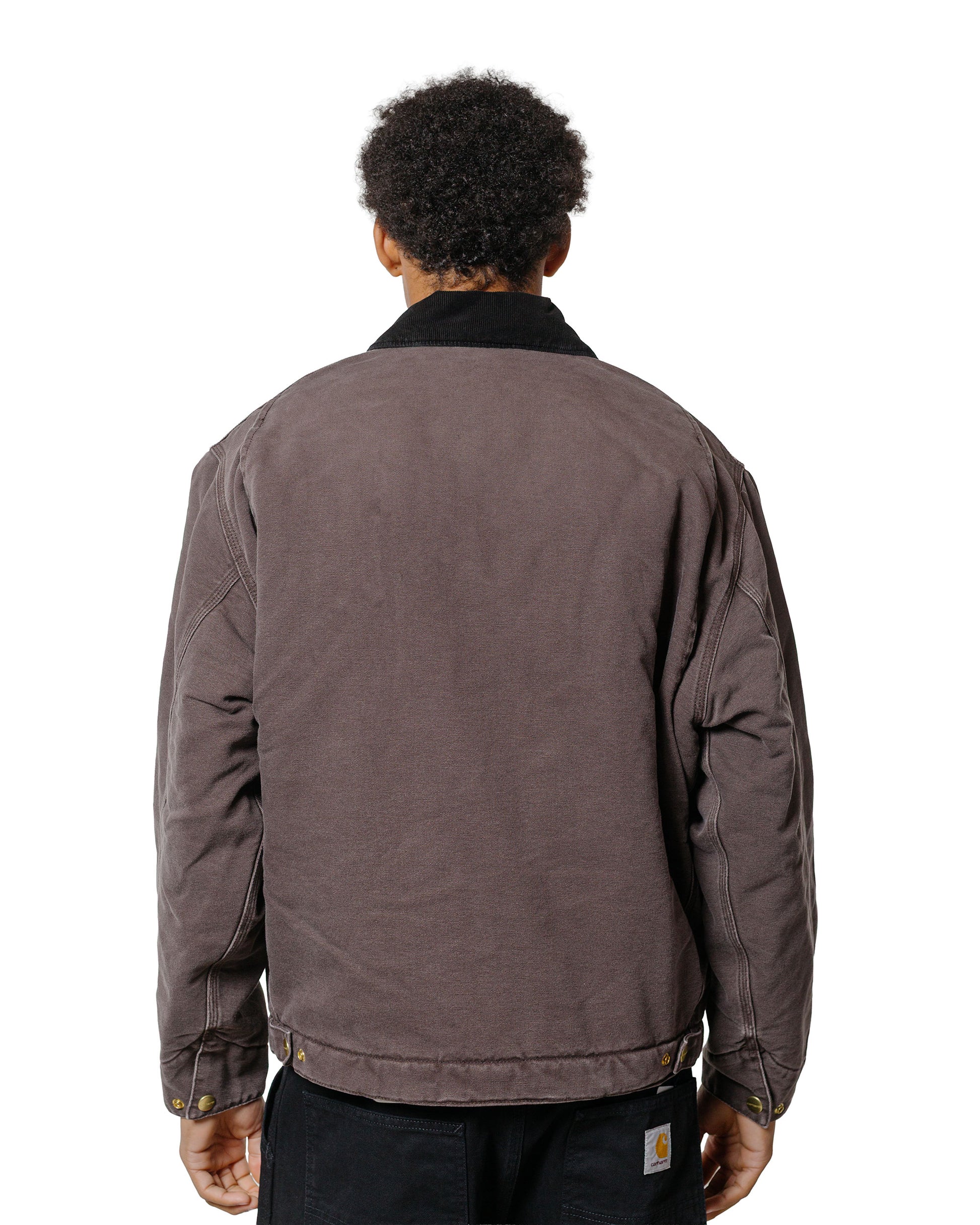lost & found Carhartt Work In Progress Carhartt W.I.P. OG Detroit Jacket Tobacco/Black Stone Canvas