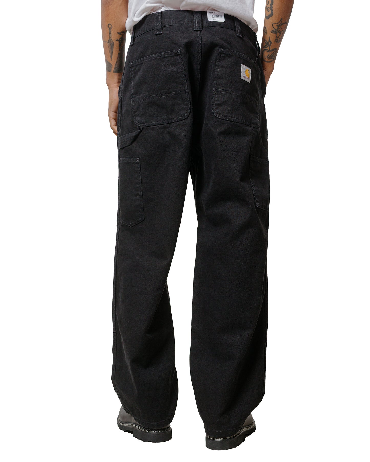 lost & found Carhartt Work In Progress Carhartt W.I.P. OG Double Knee Pant Black Stone Washed