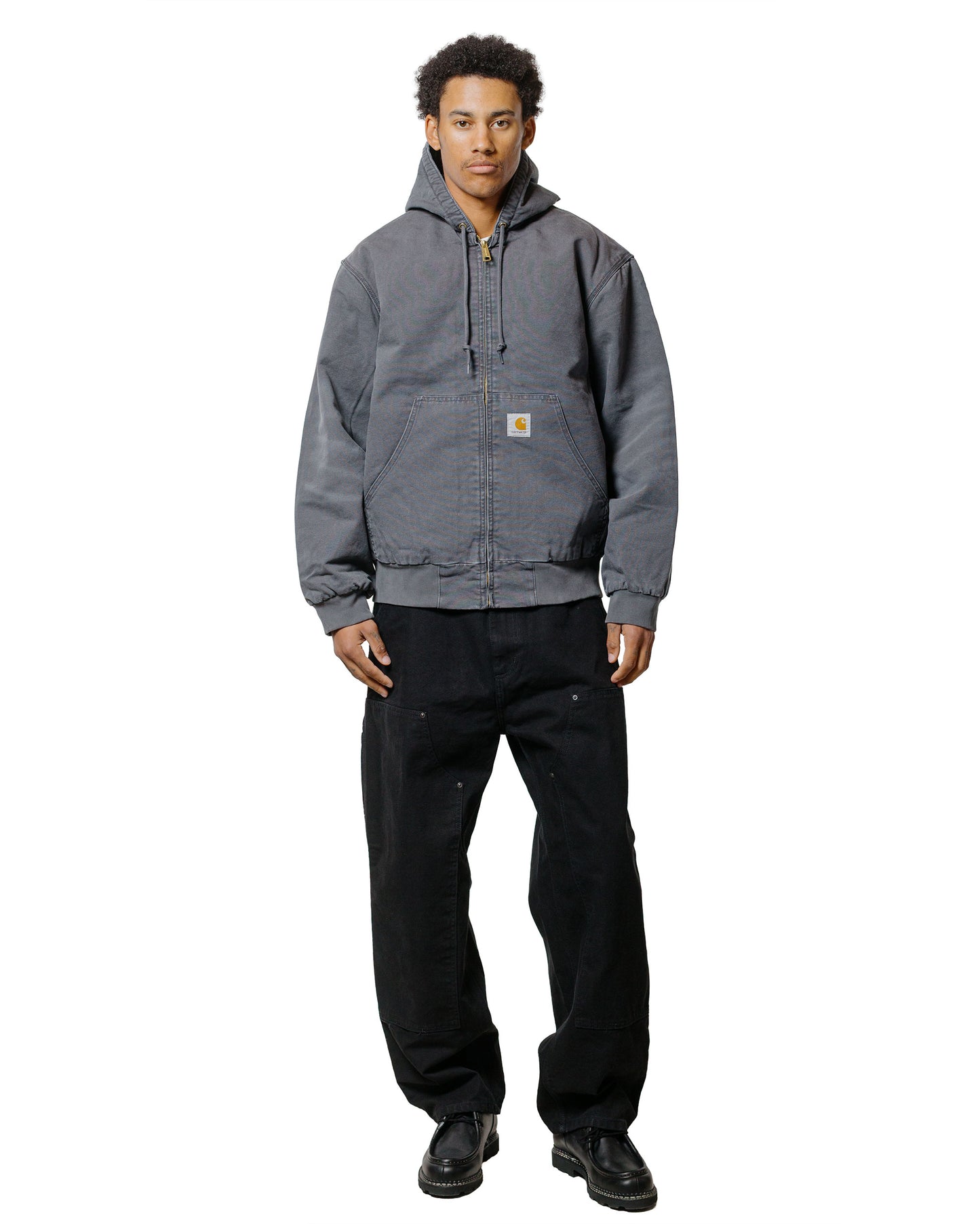 lost & found Carhartt Work In Progress Carhartt W.I.P. OG Double Knee Pant Black Stone Washed