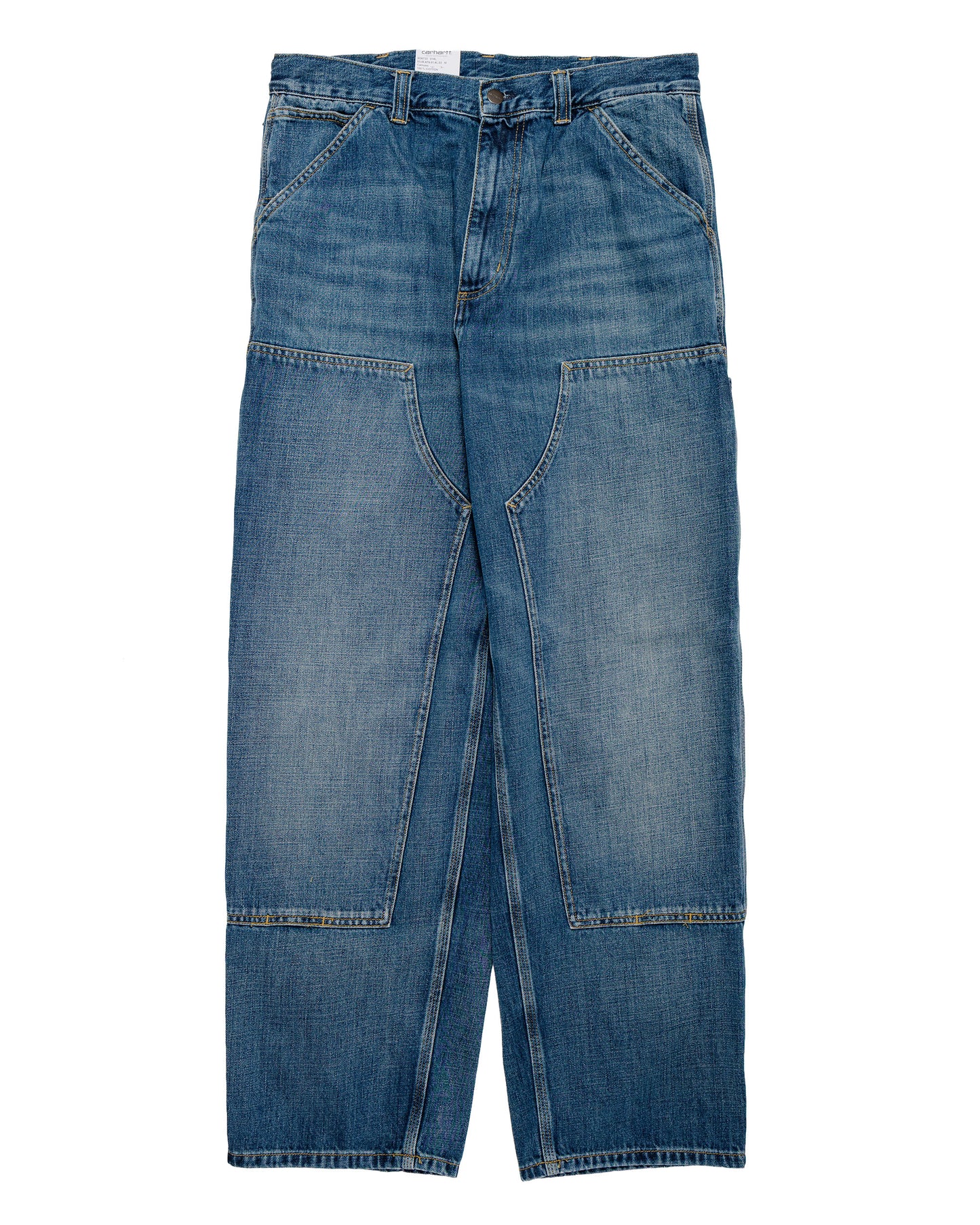 Carhartt W.I.P. OG Double Knee Pant Blue Dark Used Wash