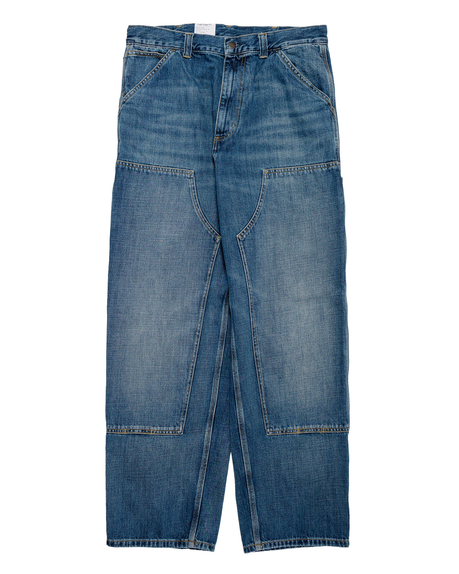 Carhartt W.I.P. OG Double Knee Pant Blue Dark Used Wash