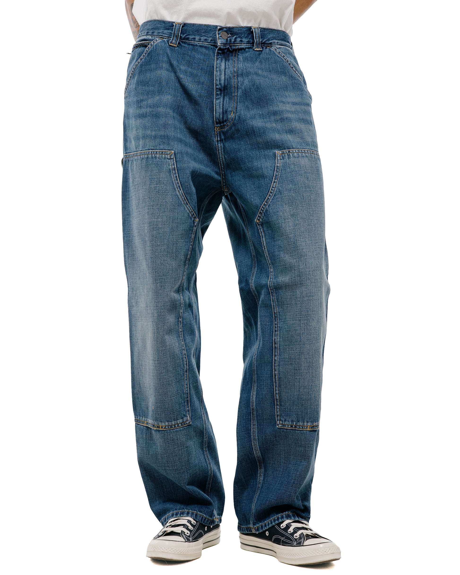 Carhartt W.I.P. OG Double Knee Pant Blue Dark Used Wash