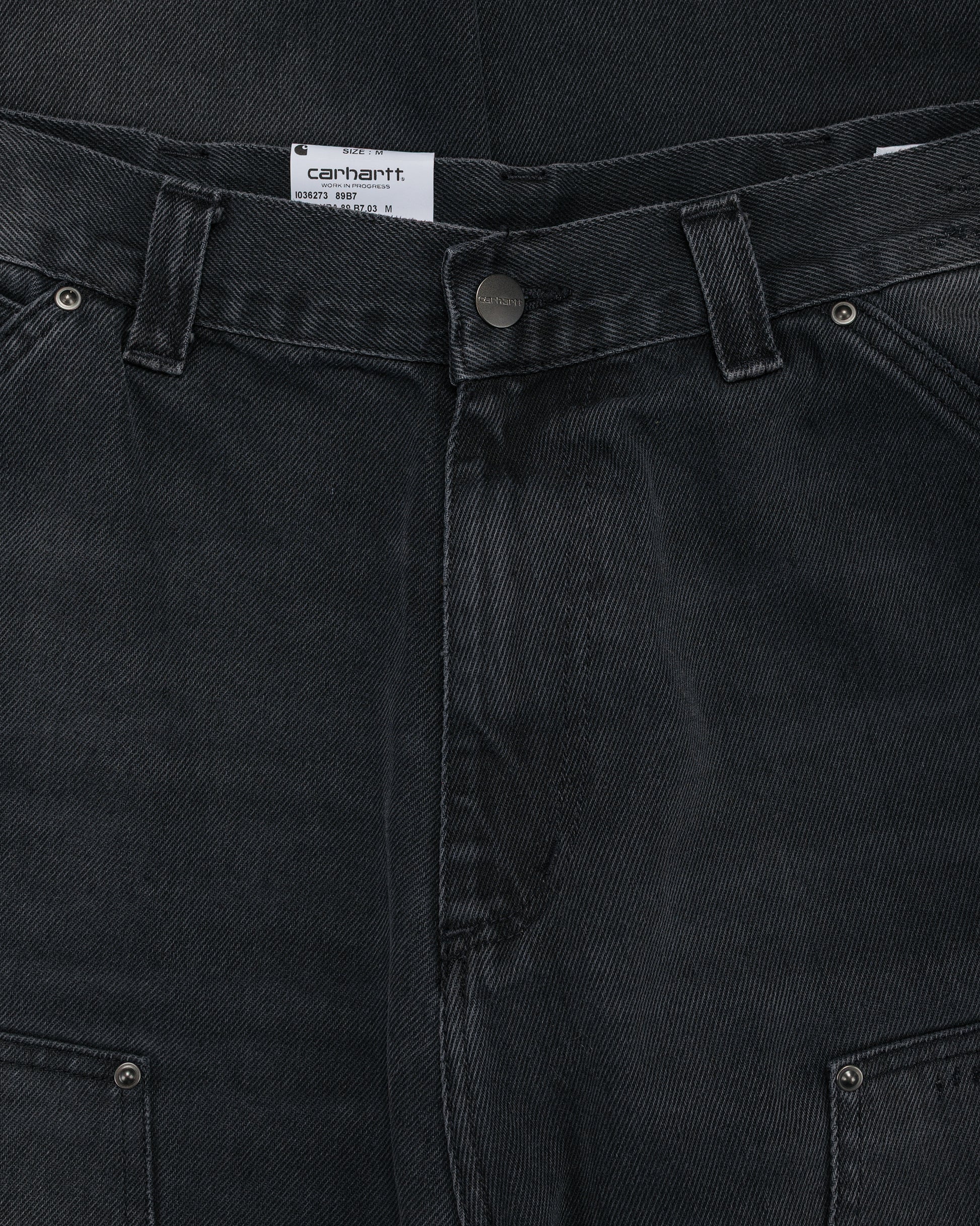lost & found Carhartt Work In Progress Carhartt W.I.P. OG Double Knee Pant Denim Black Stone Washed