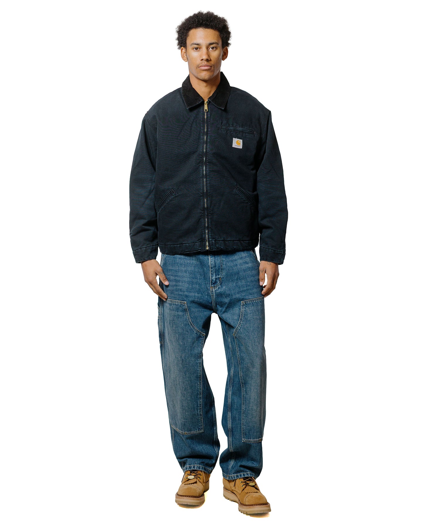 lost & found Carhartt Work In Progress Carhartt W.I.P. OG Double Knee Pant Denim Blue Dark Used Wash