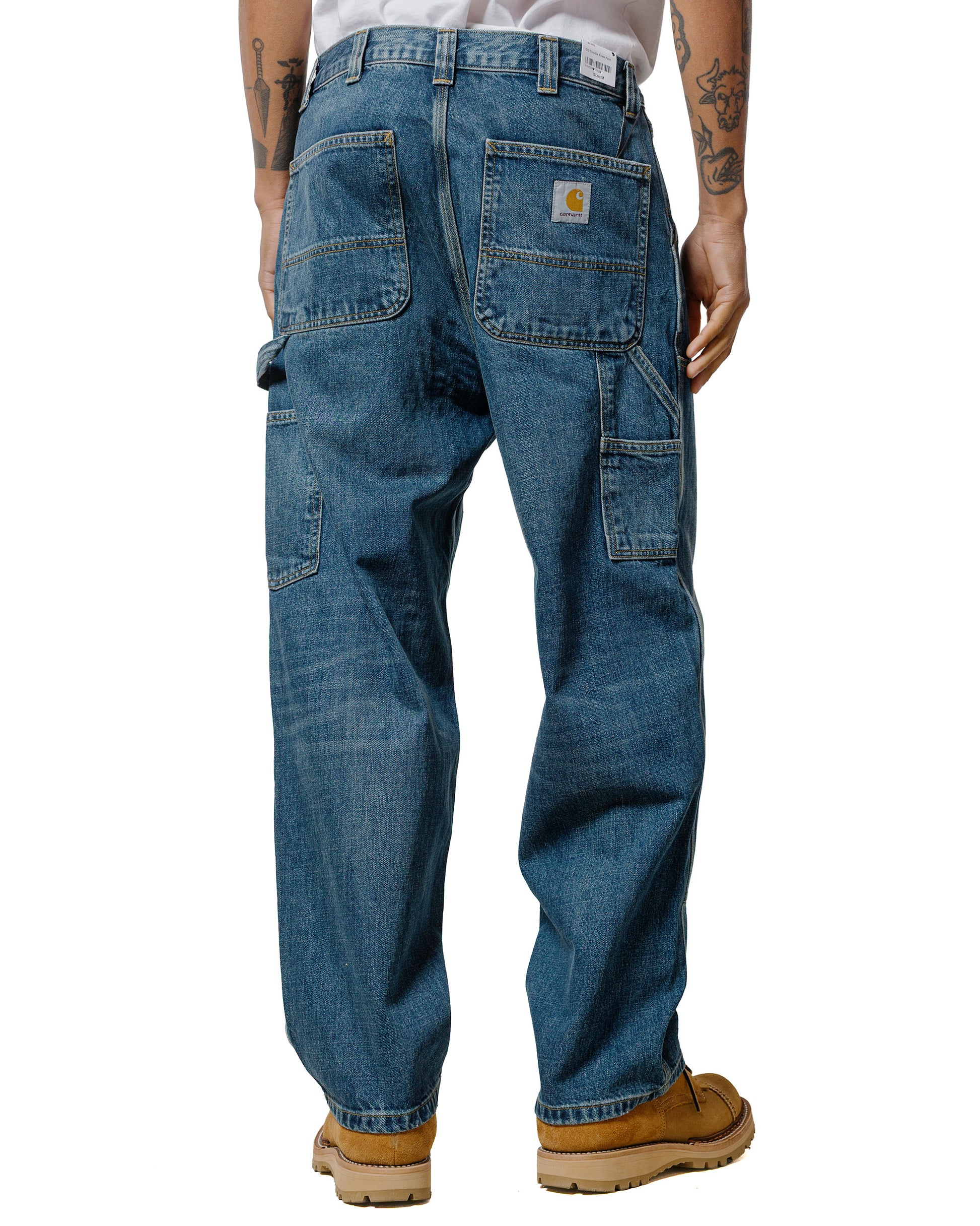 lost & found Carhartt Work In Progress Carhartt W.I.P. OG Double Knee Pant Denim Blue Dark Used Wash