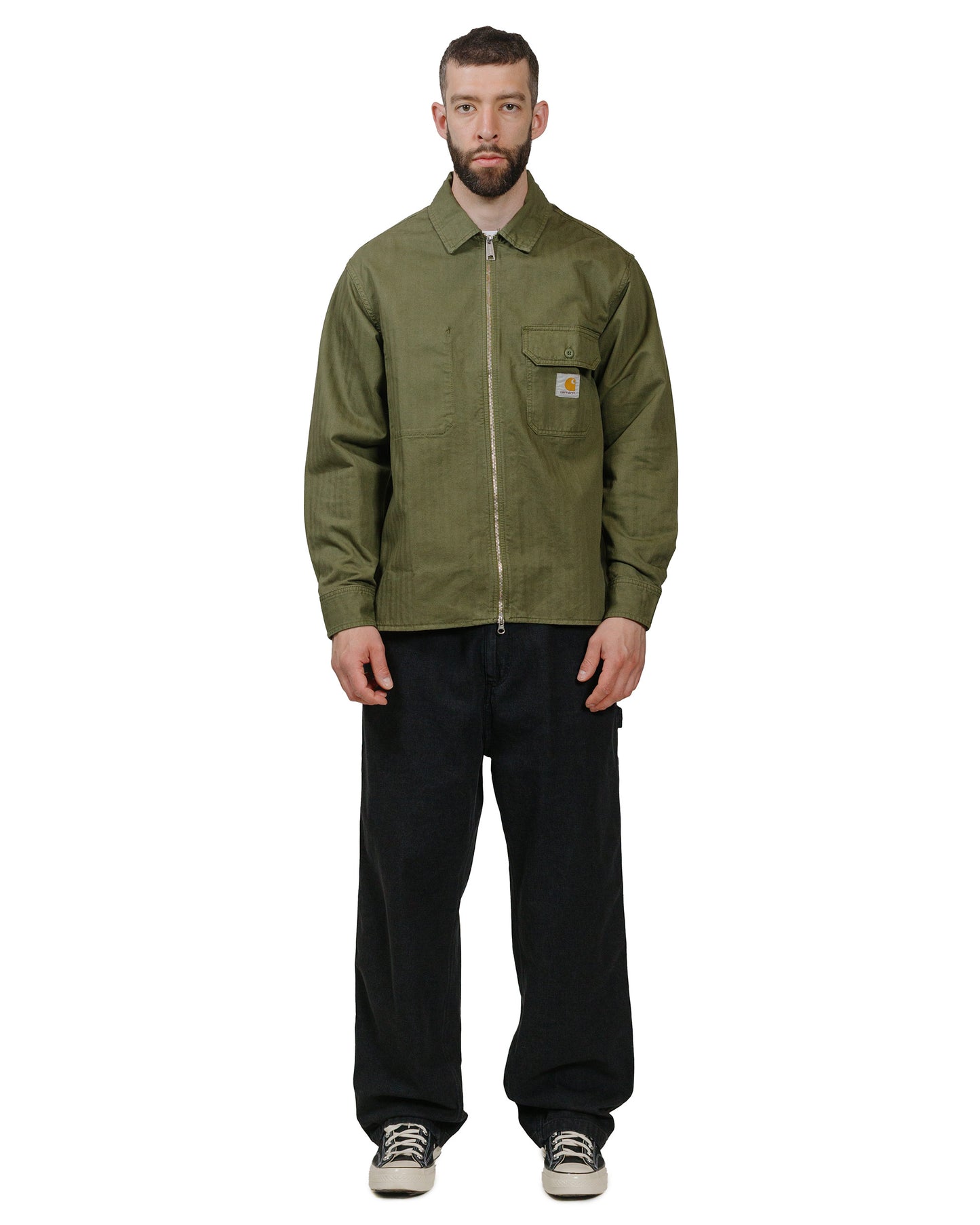 lost & found Carhartt Work In Progress Carhartt W.I.P. OG Loose Fit Single Knee Pant Black Stone Washed