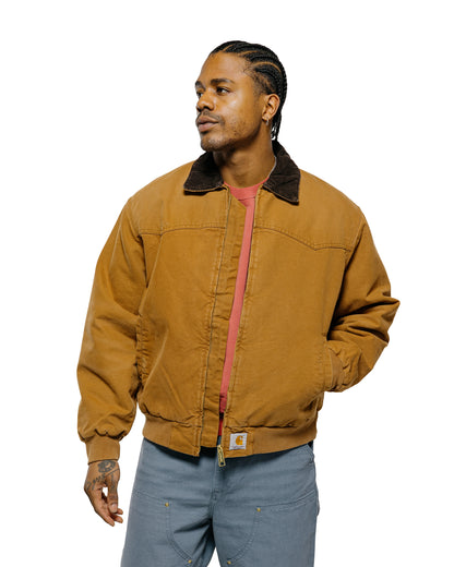 lost & found Carhartt Work In Progress Carhartt W.I.P. OG Santa Fe Jacket Hamilton Brown/Tobacco Grind Wash