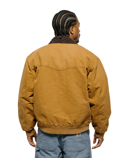 lost & found Carhartt Work In Progress Carhartt W.I.P. OG Santa Fe Jacket Hamilton Brown/Tobacco Grind Wash