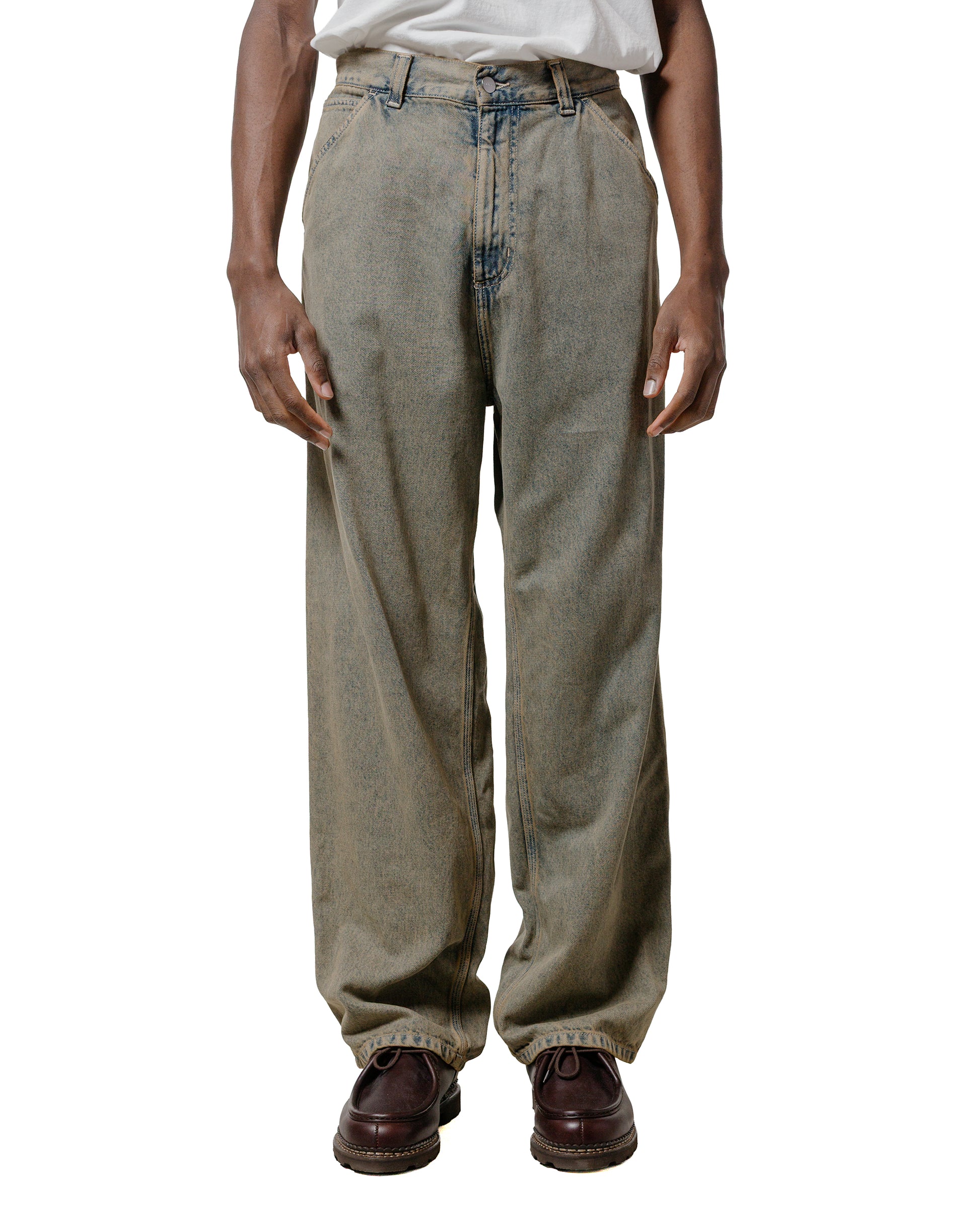 lost & found Carhartt Work In Progress Carhartt W.I.P. OG Single Knee Pant Blue/Leather Garment Dyed