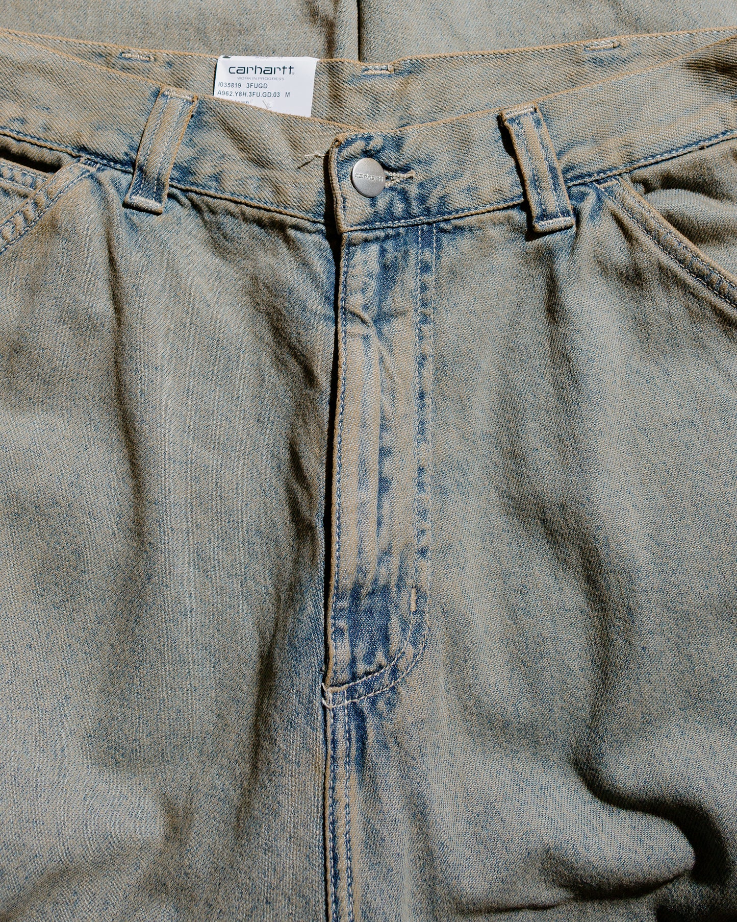 lost & found Carhartt Work In Progress Carhartt W.I.P. OG Single Knee Pant Blue/Leather Garment Dyed