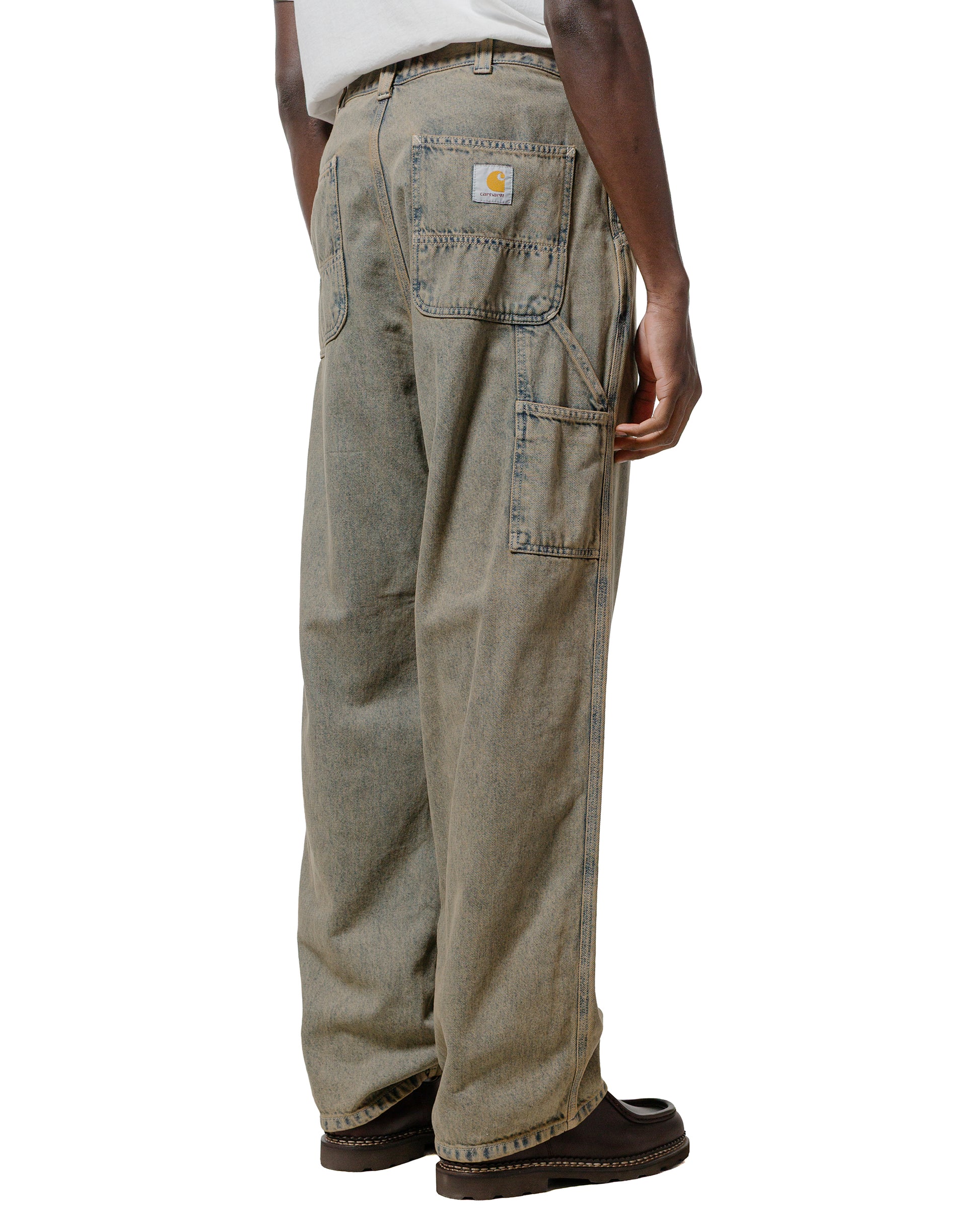 lost & found Carhartt Work In Progress Carhartt W.I.P. OG Single Knee Pant Blue/Leather Garment Dyed