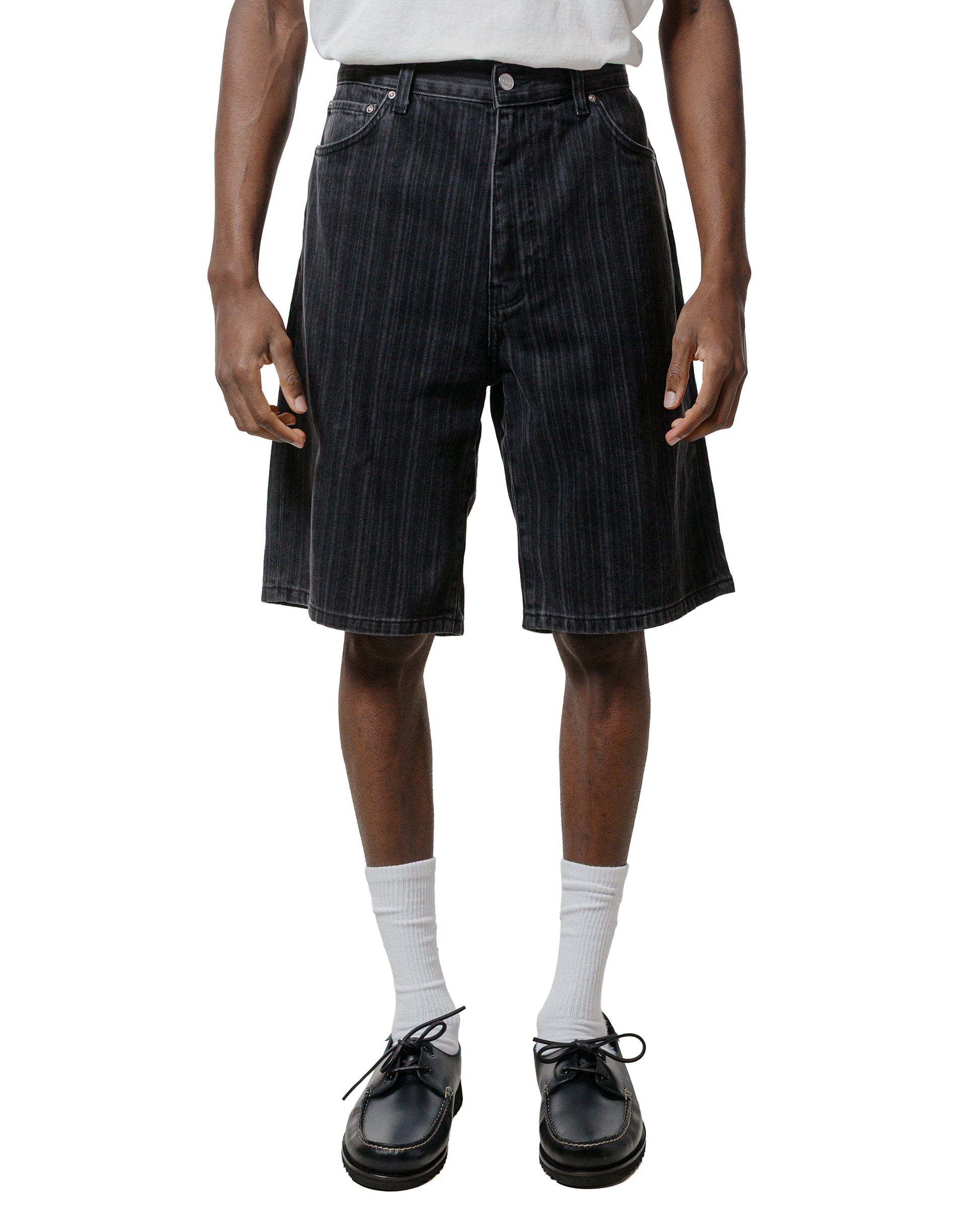 lost & found Carhartt Work In Progress Carhartt W.I.P. Rylan Stripe Short Black Stone Washed