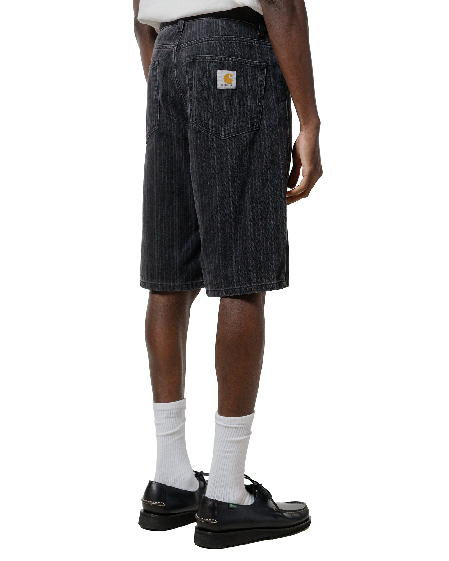 lost & found Carhartt Work In Progress Carhartt W.I.P. Rylan Stripe Short Black Stone Washed