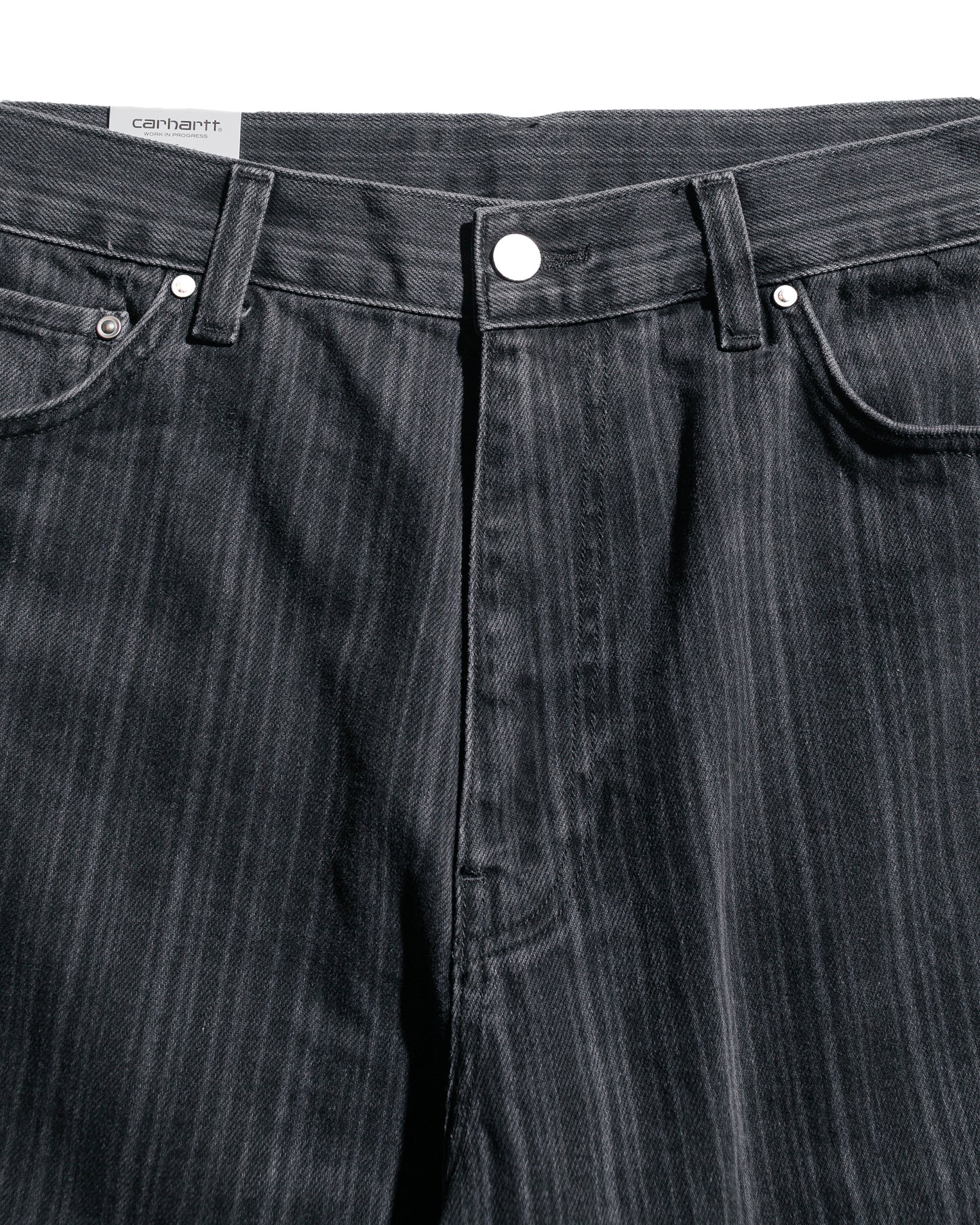 lost & found Carhartt Work In Progress Carhartt W.I.P. Rylan Stripe Short Black Stone Washed